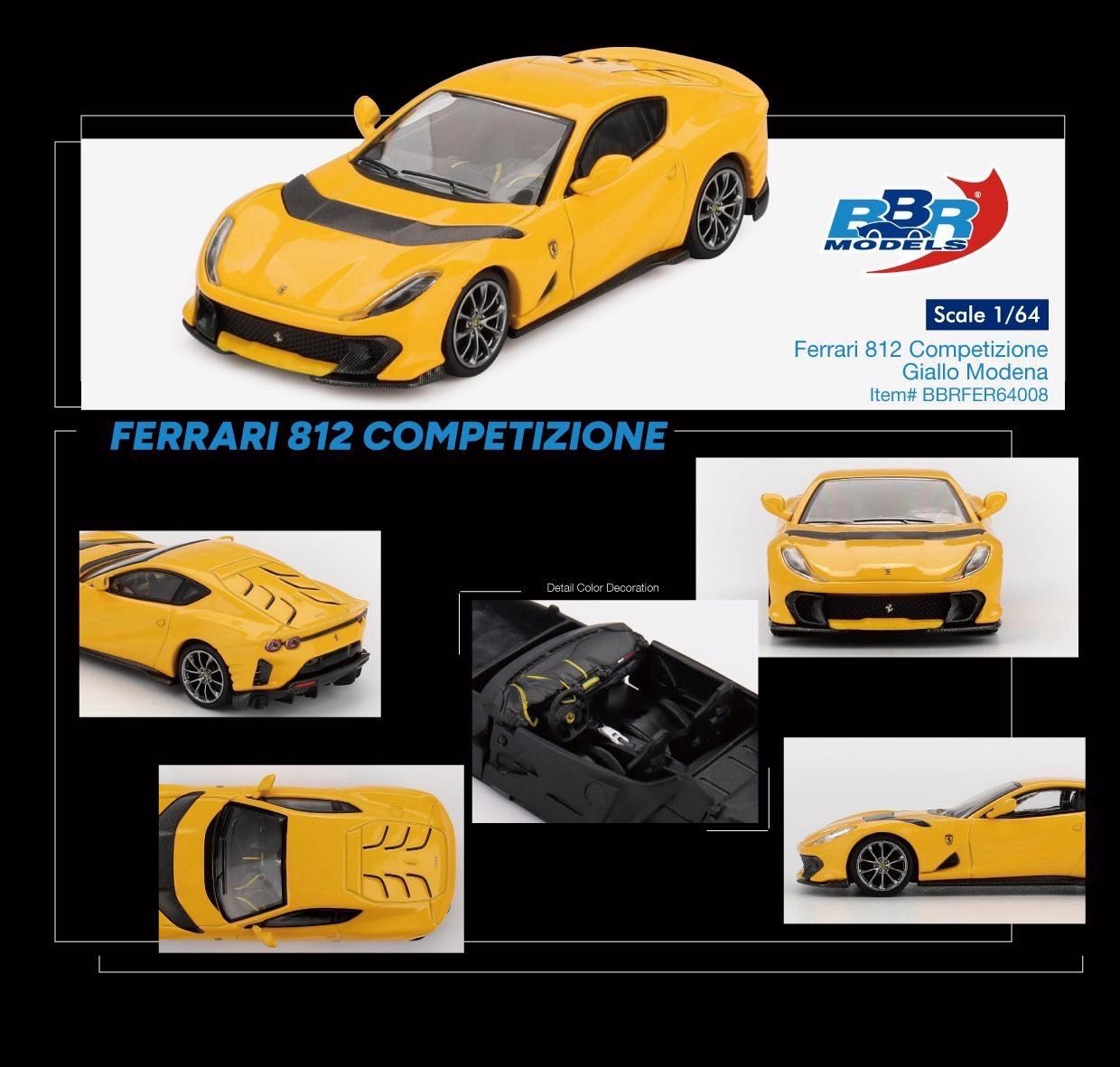 Ferrari 812 Competizione Giallo Modena