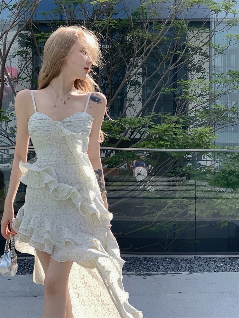 甜美碎花裙
