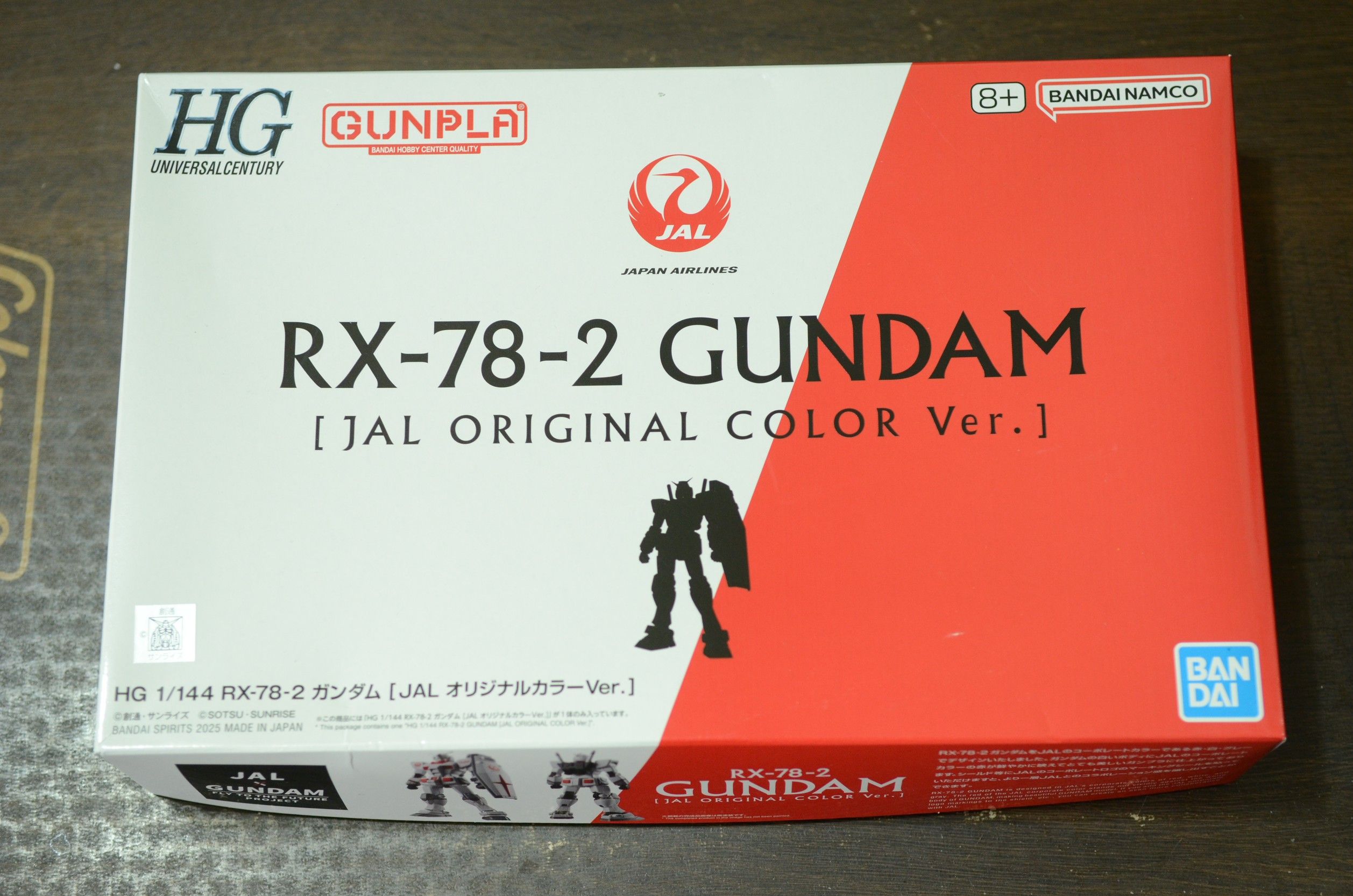 HG 1/144 RX-78-2鋼彈 - JAL 原創配色Ver