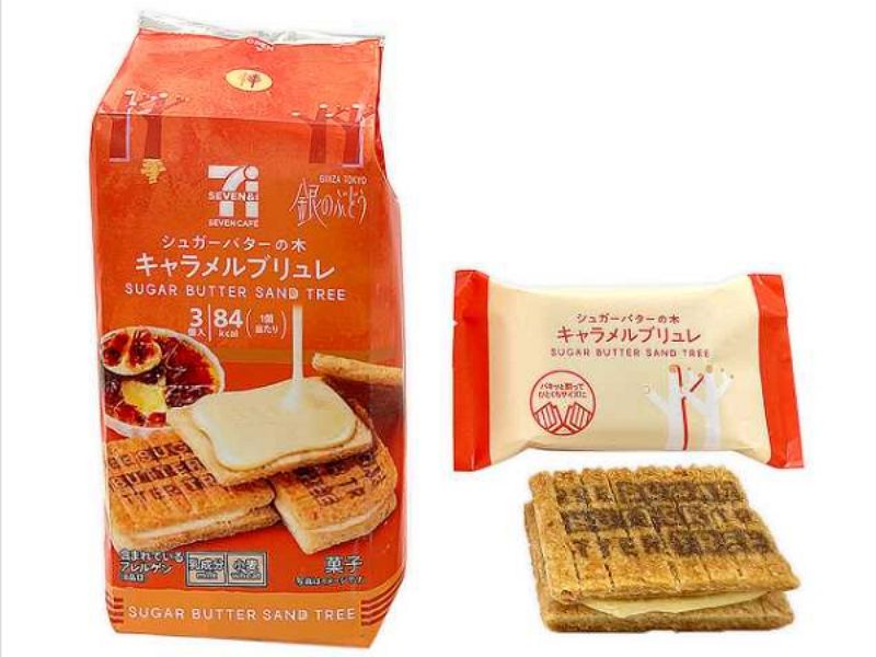 日本限定 7-11砂糖樹-焦糖布丁口味