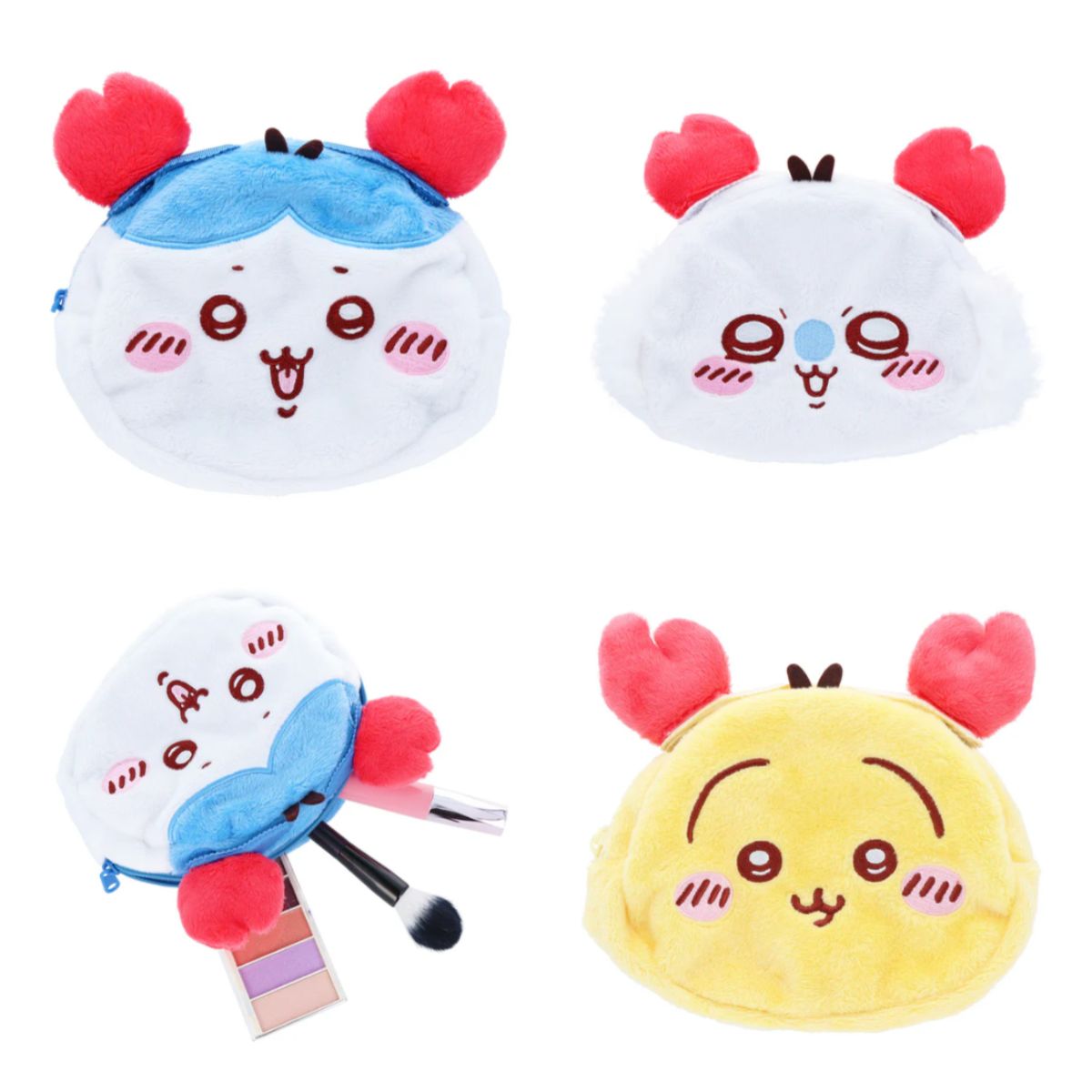 螃蟹頭髮飾化妝包