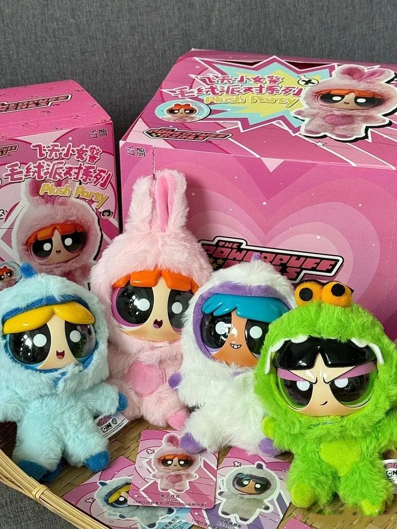 預購 正版授權 飛天小女警 糖膠毛絨派對 系列 盲盒