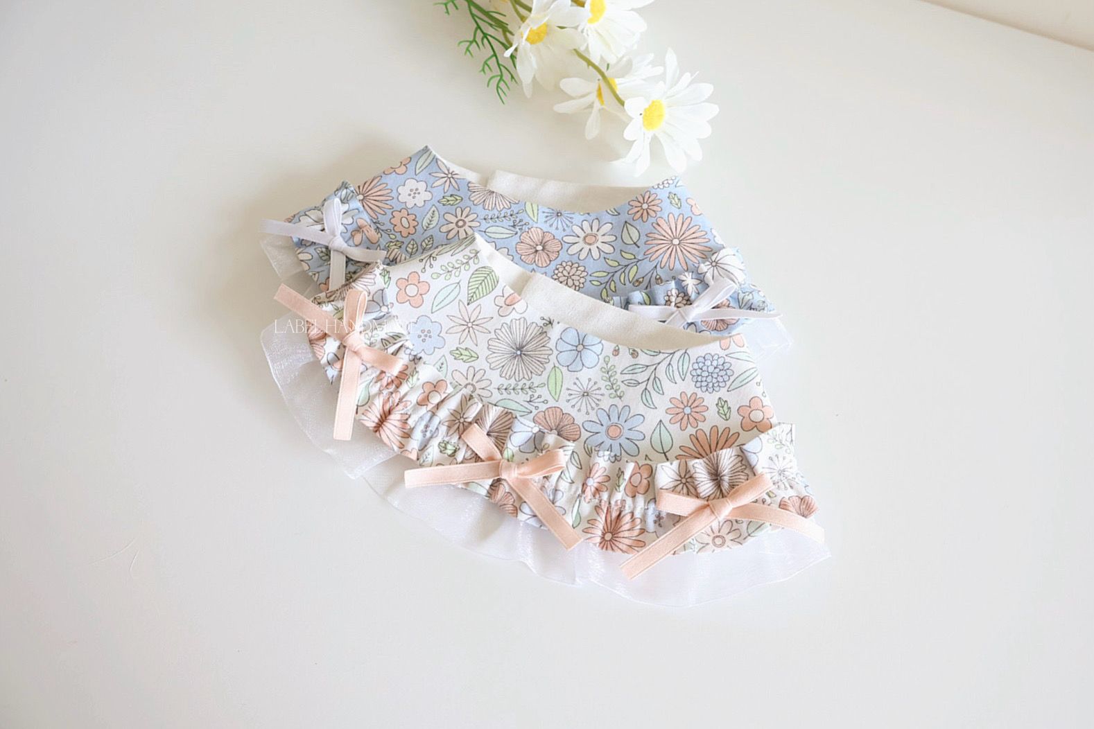 萬點飛花（白/藍）