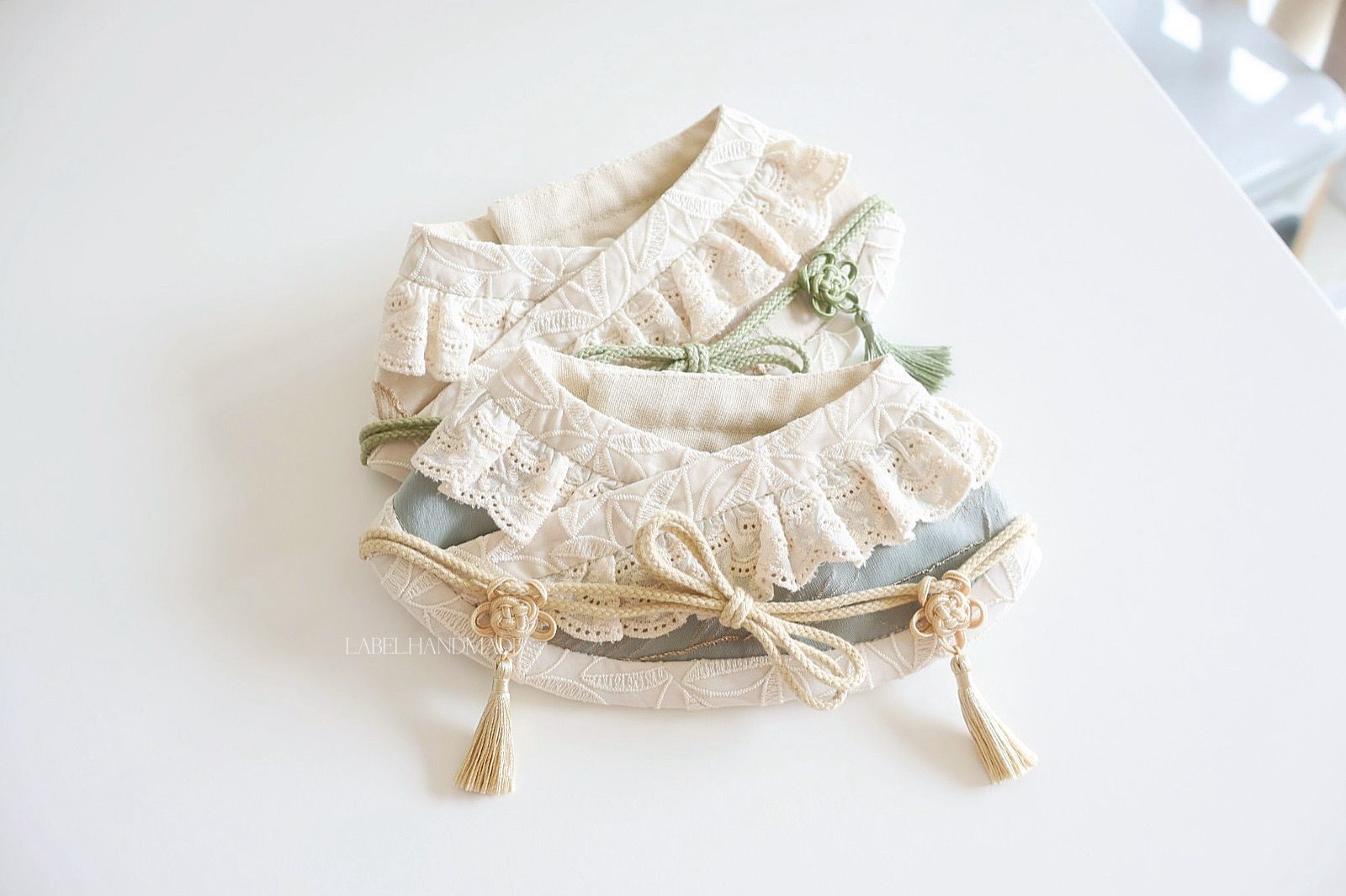 一件粽情（灰綠黃繩/米黃綠繩）（蕾絲版）