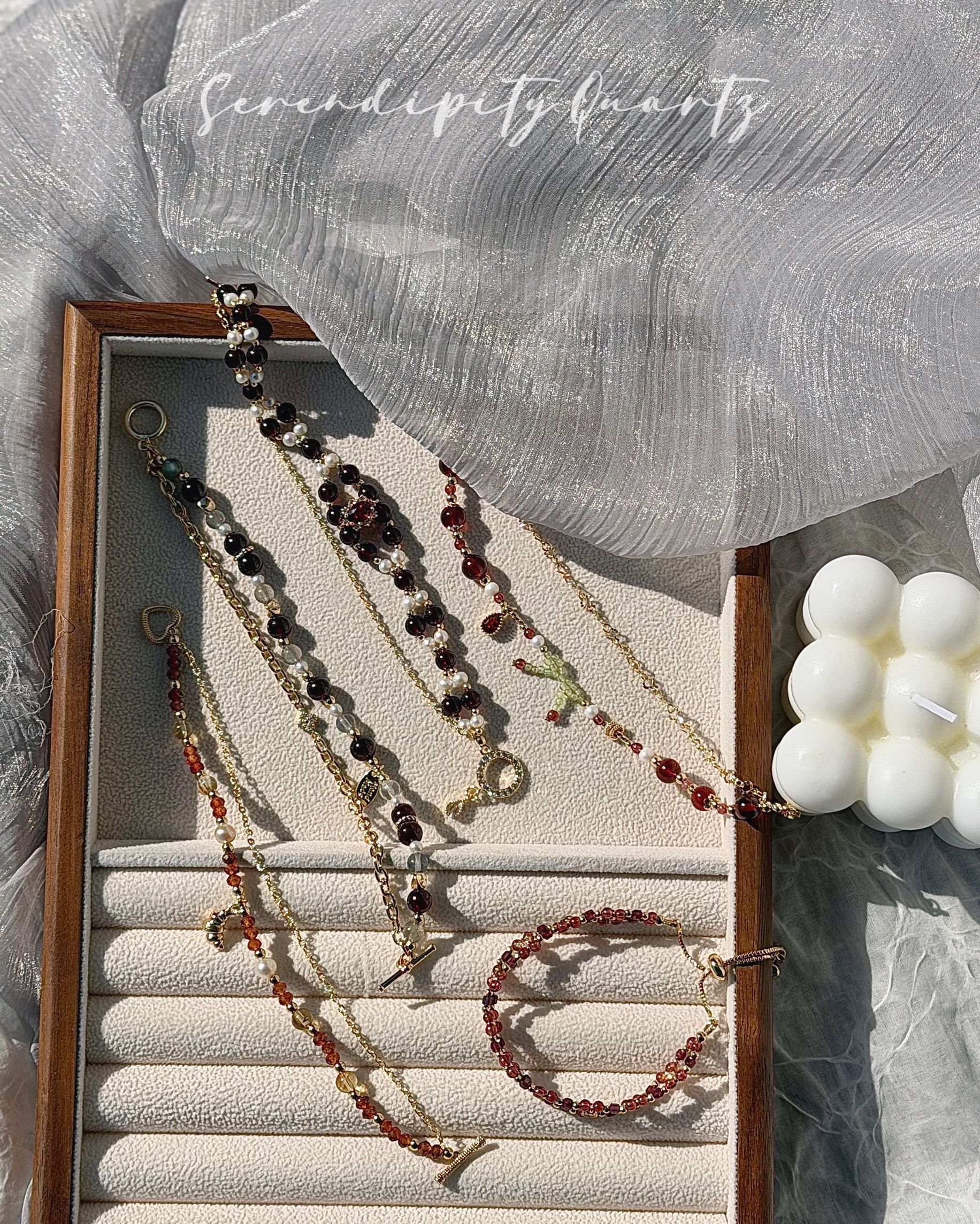 1月誕生石-石榴石系列 （紅酒派對/Cherry/Blood/濃/茶時光）