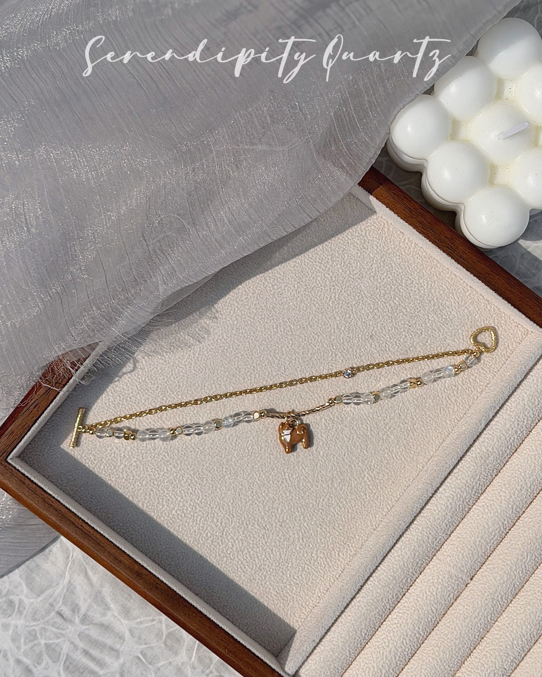 萌寵小寶貝-家柴萬貫（月光石/白水晶）