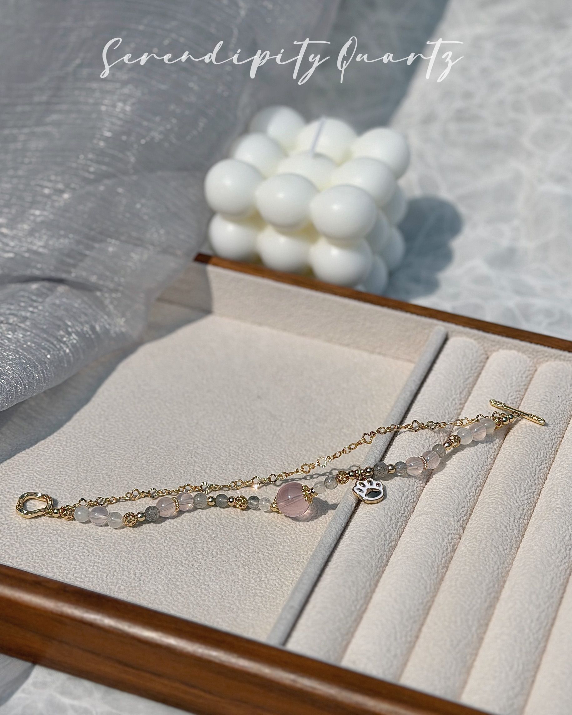 萌寵小寶貝-療癒肉球（星光粉晶/粉晶/月光石/拉長石）