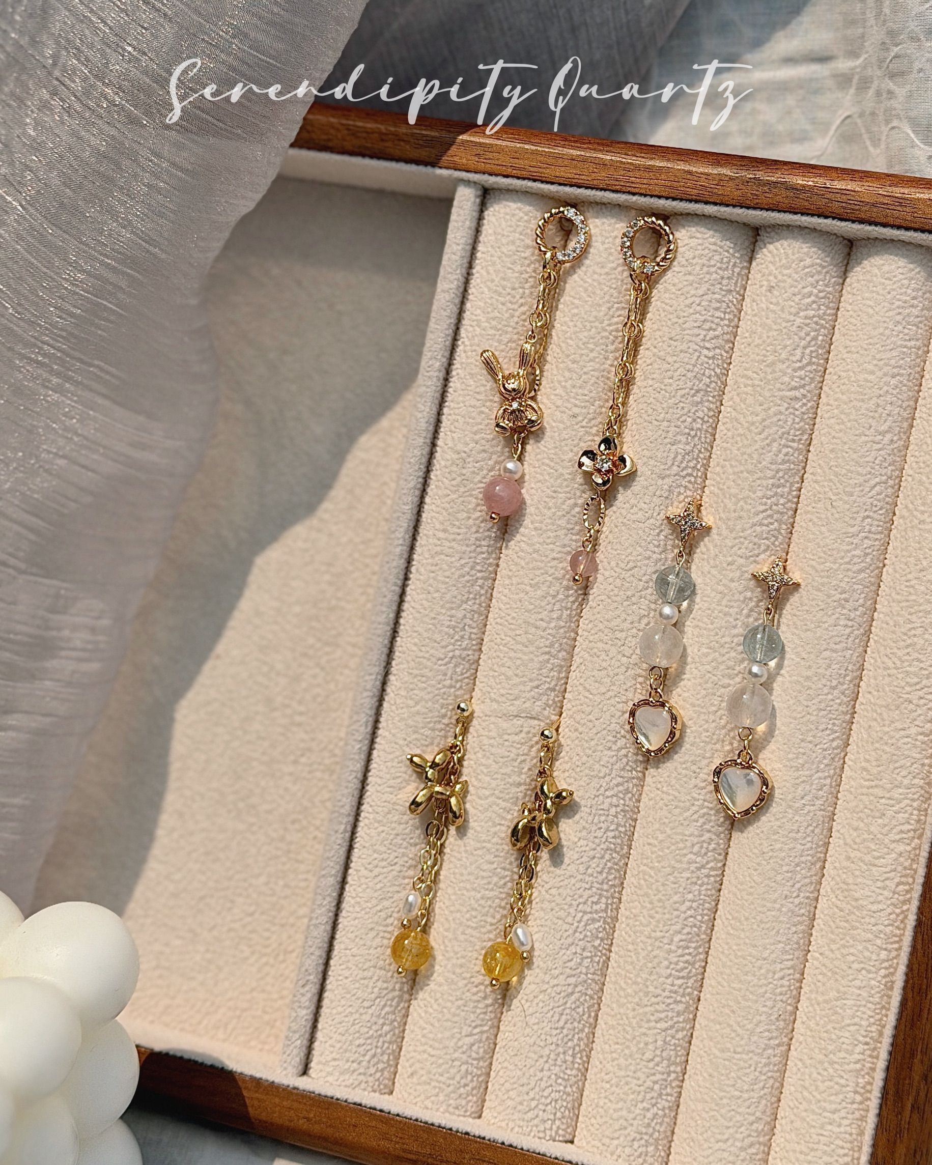 萌寵小寶貝-耳環（氣球小狗/花叢小兔/Shine）