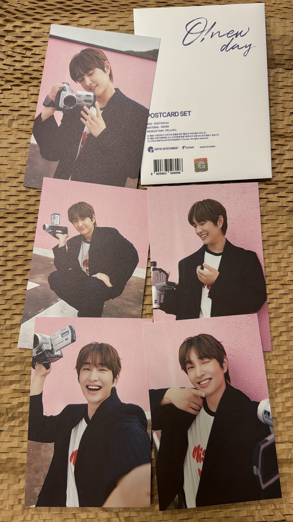 李珍基生日會明信片組