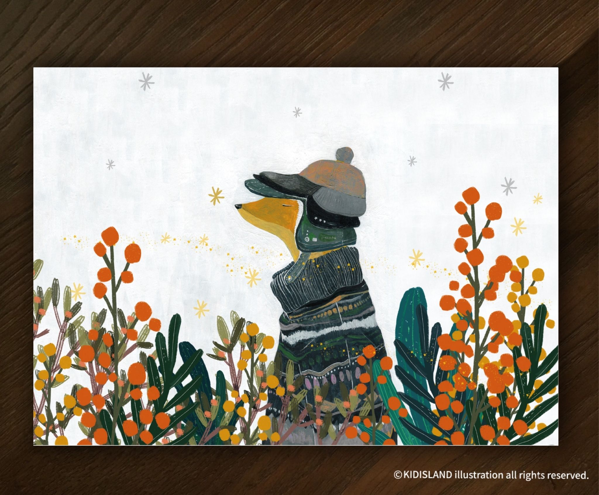 明信片-狐狸系列