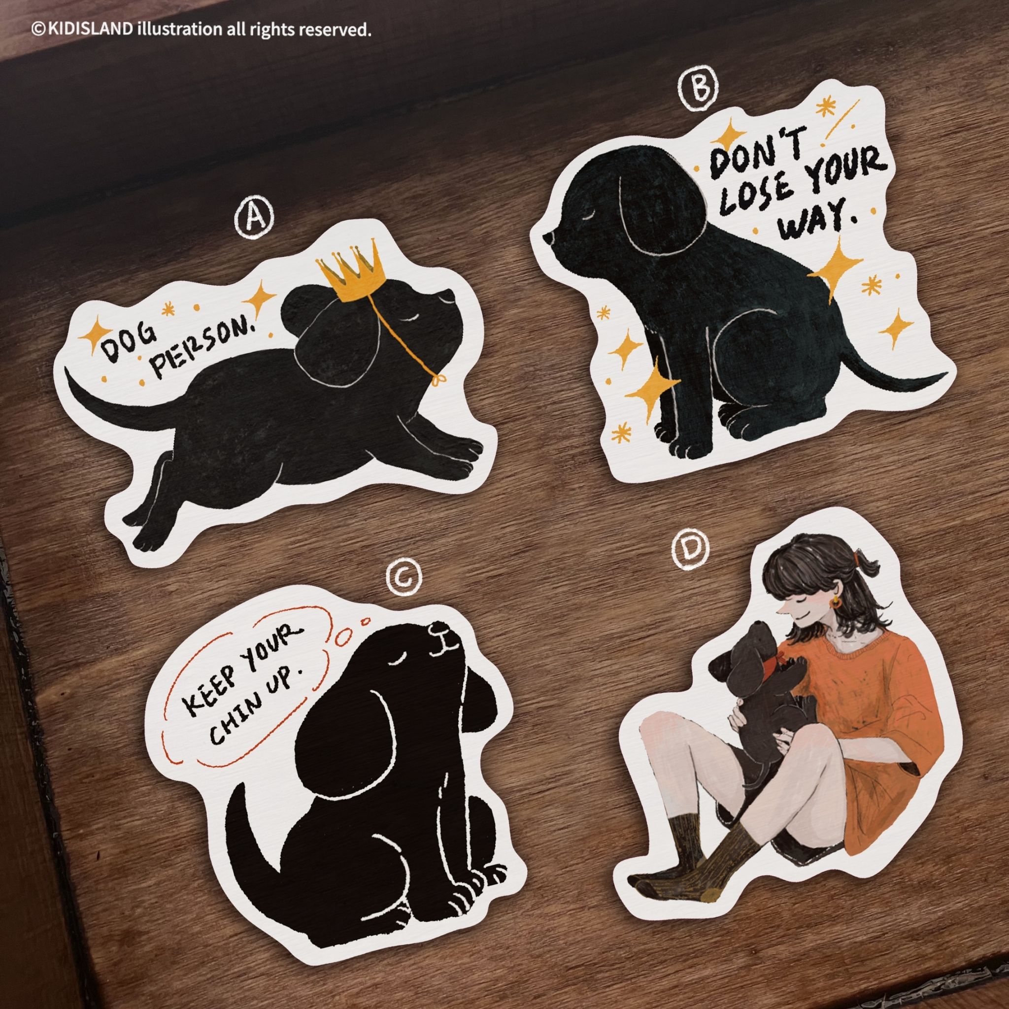 防水貼紙-狗狗系列