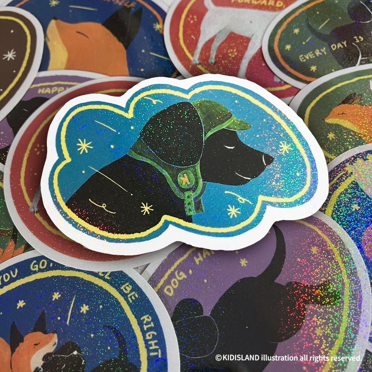 防水貼紙-細砂彩幻