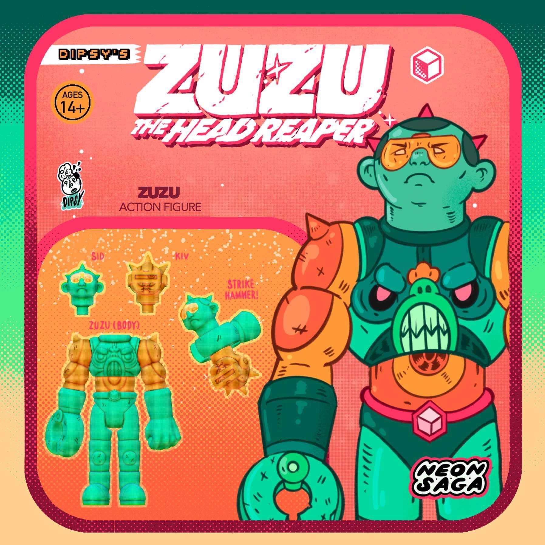 【Zuzu the Head Reaper 獵頭人祖祖 吊卡可動模型】