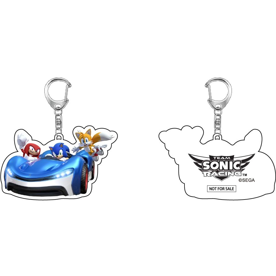 「Team Sonic Racing」限定特典-LED 燈鑰匙圈