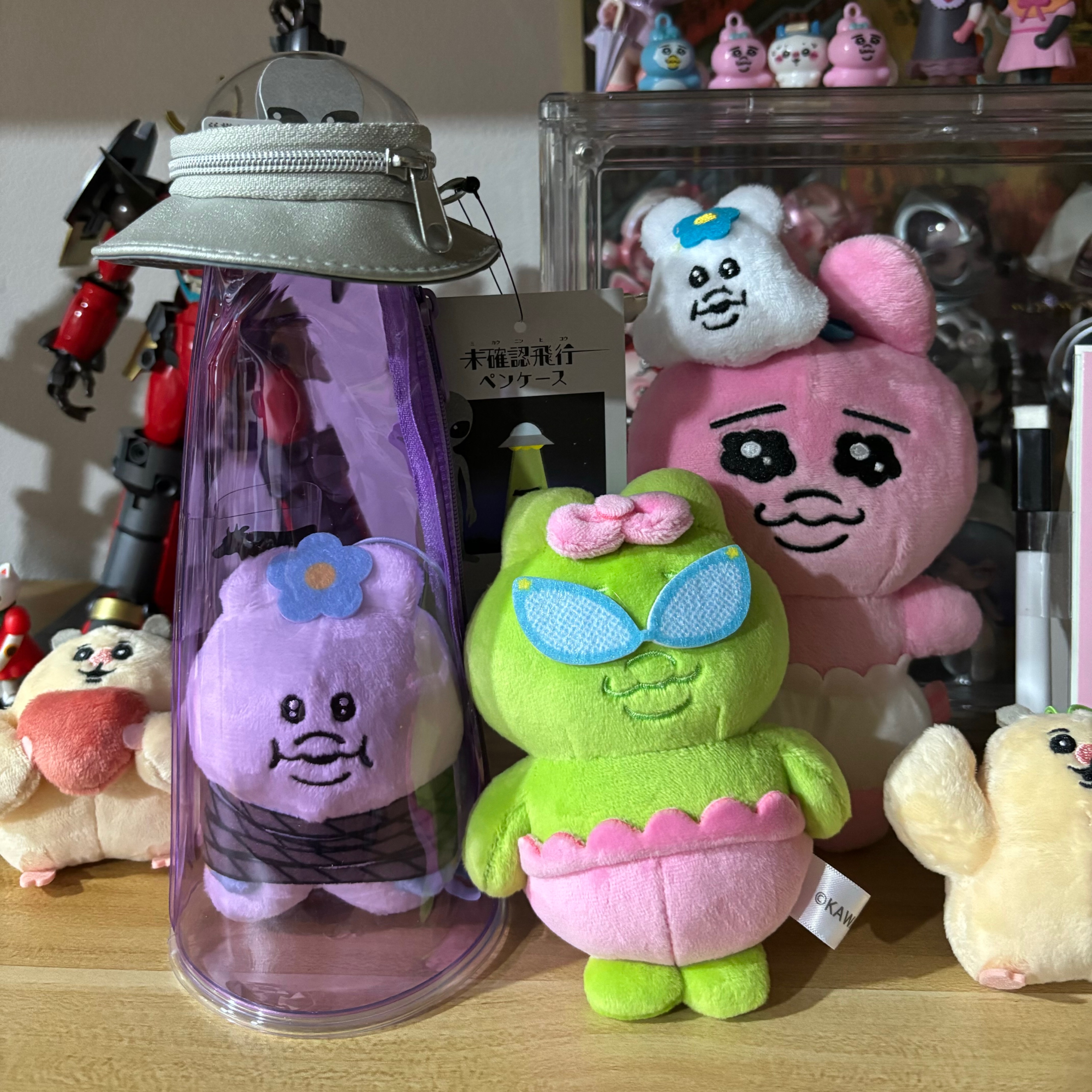 日本正版 未確認飛行 UFO 鉛筆盒 娃包