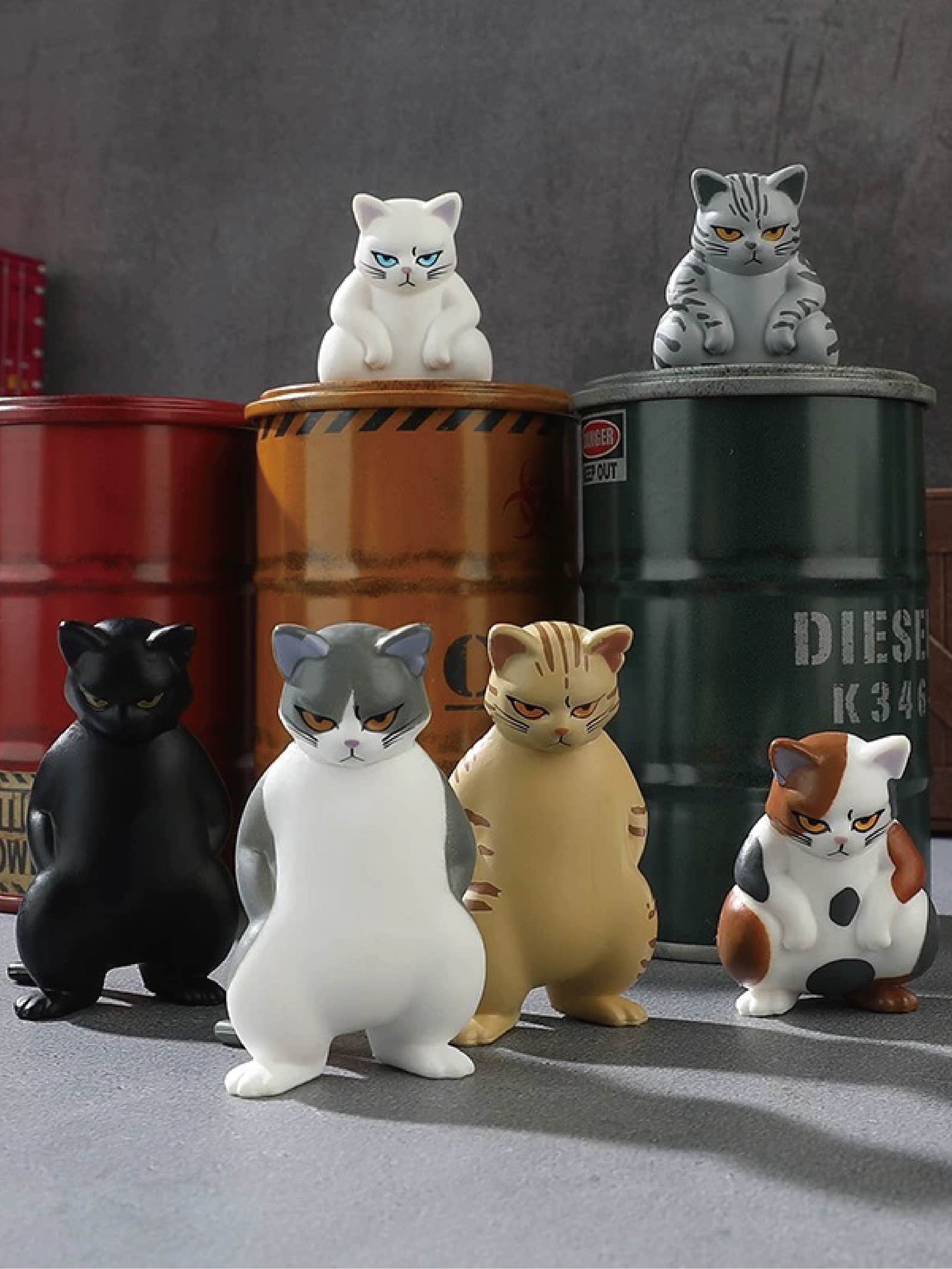 《預購約4/12出貨》正版 日本Qualia 流氓貓公仔（高約3.5-5cm）