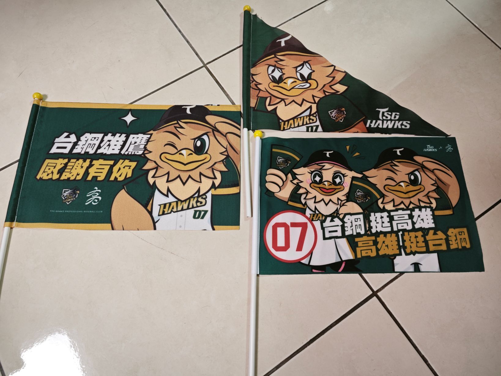 台鋼雄鷹旗子