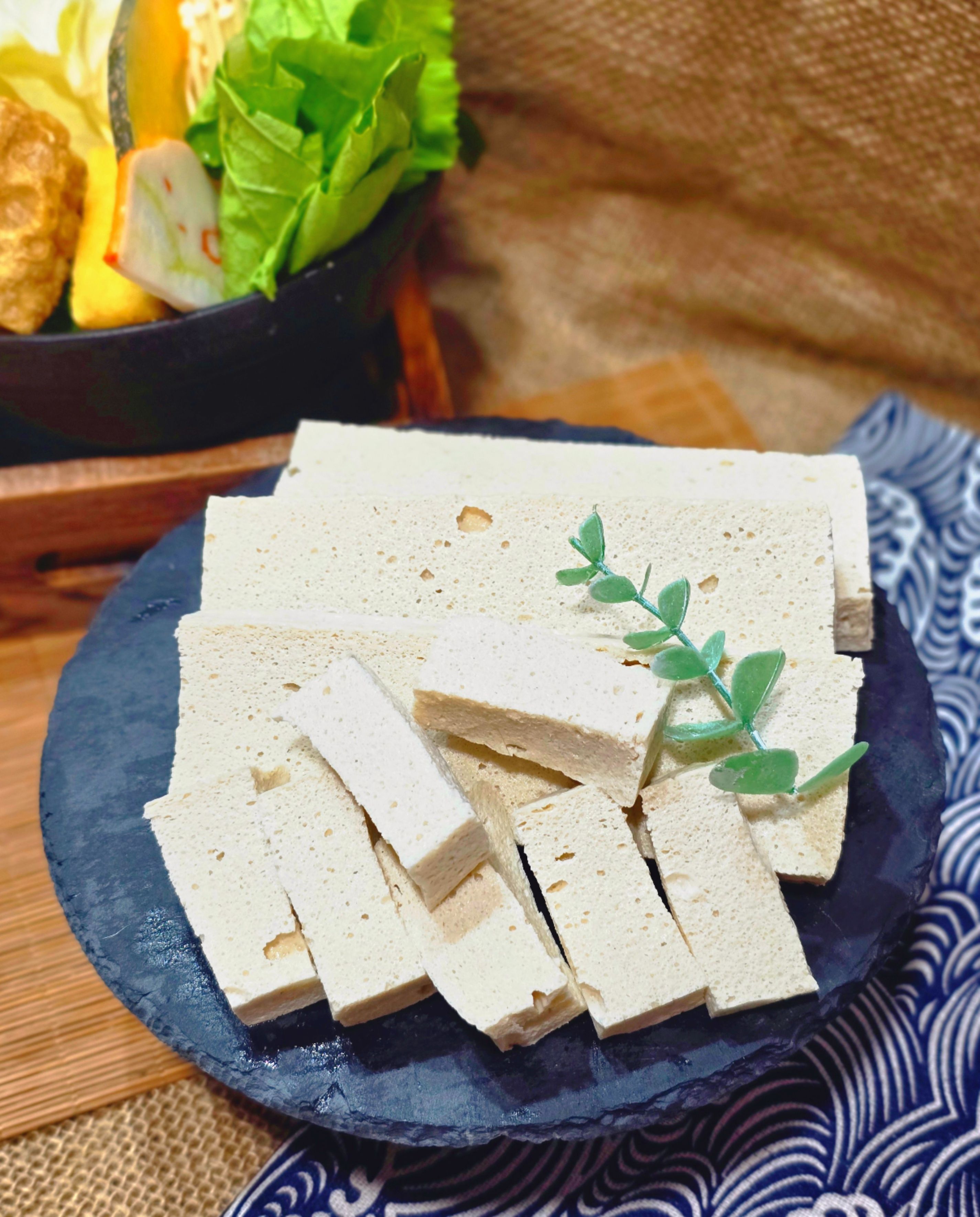 【圓和素鍋】火鍋料-百葉豆腐✨️全素✨️/冷凍生食/冷凍宅配/素食點心
