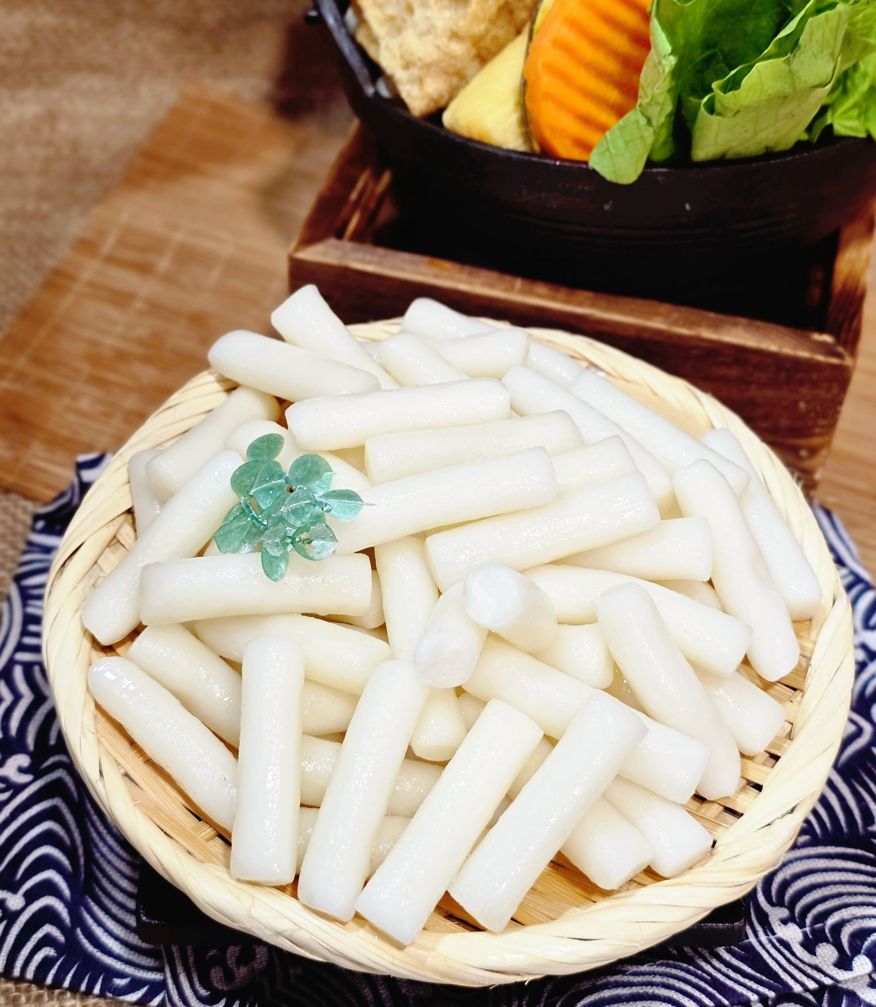 【圓和素鍋】火鍋料-韓式年糕✨️全素✨️/冷凍生食/冷凍宅配/素食點心
