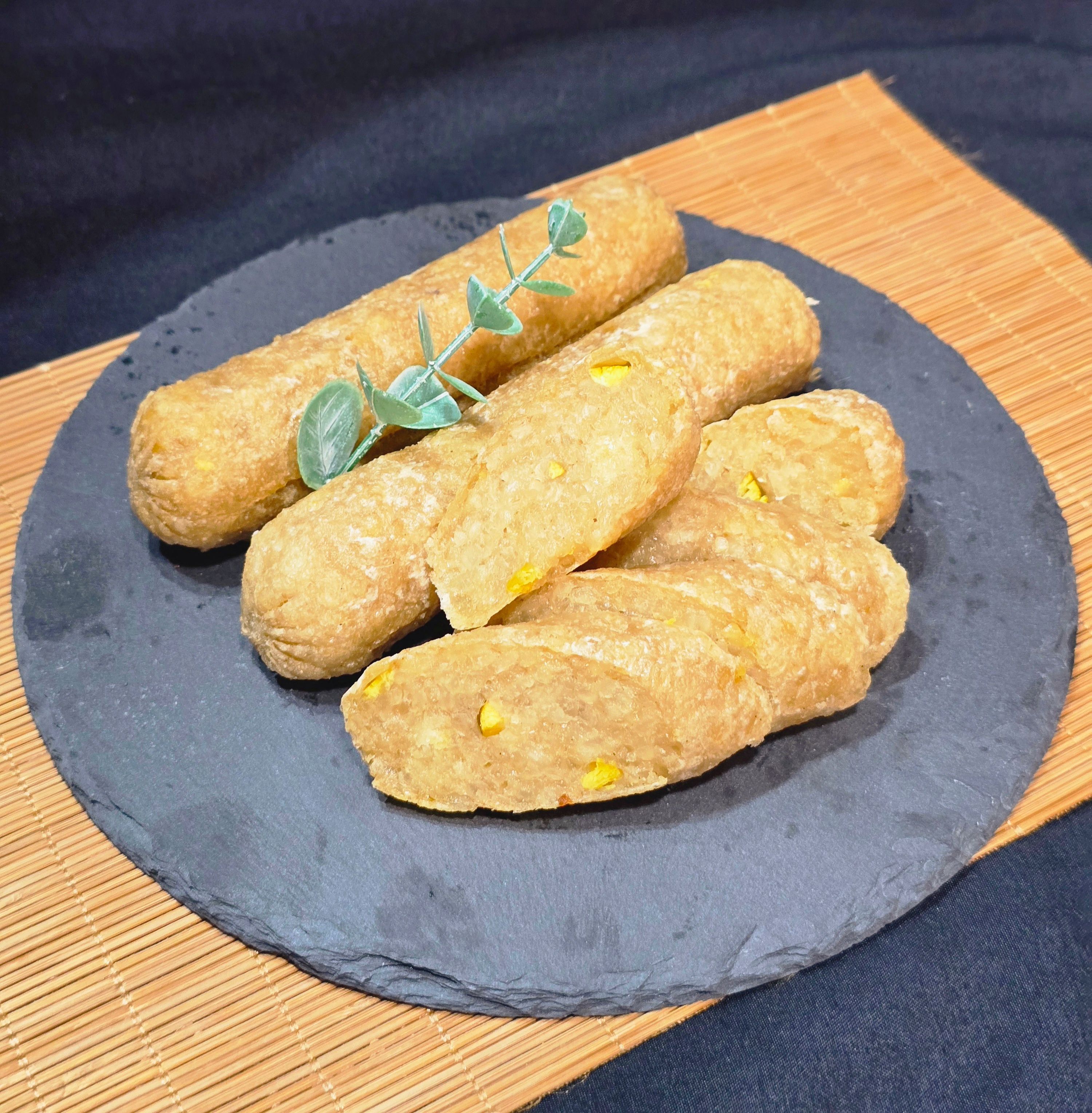 【圓和素鍋】栗子糯米腸✨️全素✨️/冷凍炸物烤物/冷凍宅配/素食點心