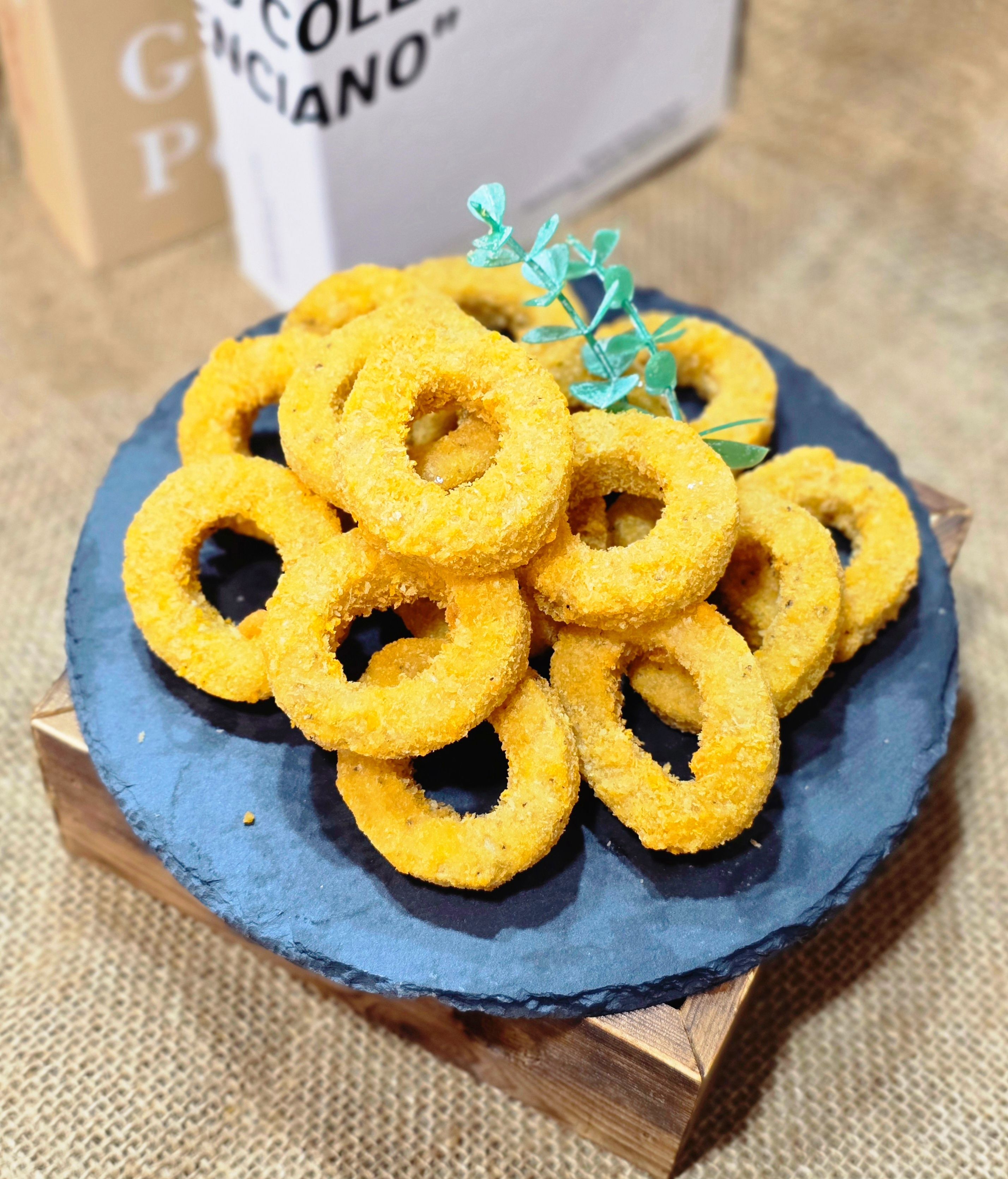 【圓和素鍋】香酥花枝圈✨️全素✨️/冷凍炸物烤物/冷凍宅配/素食點心