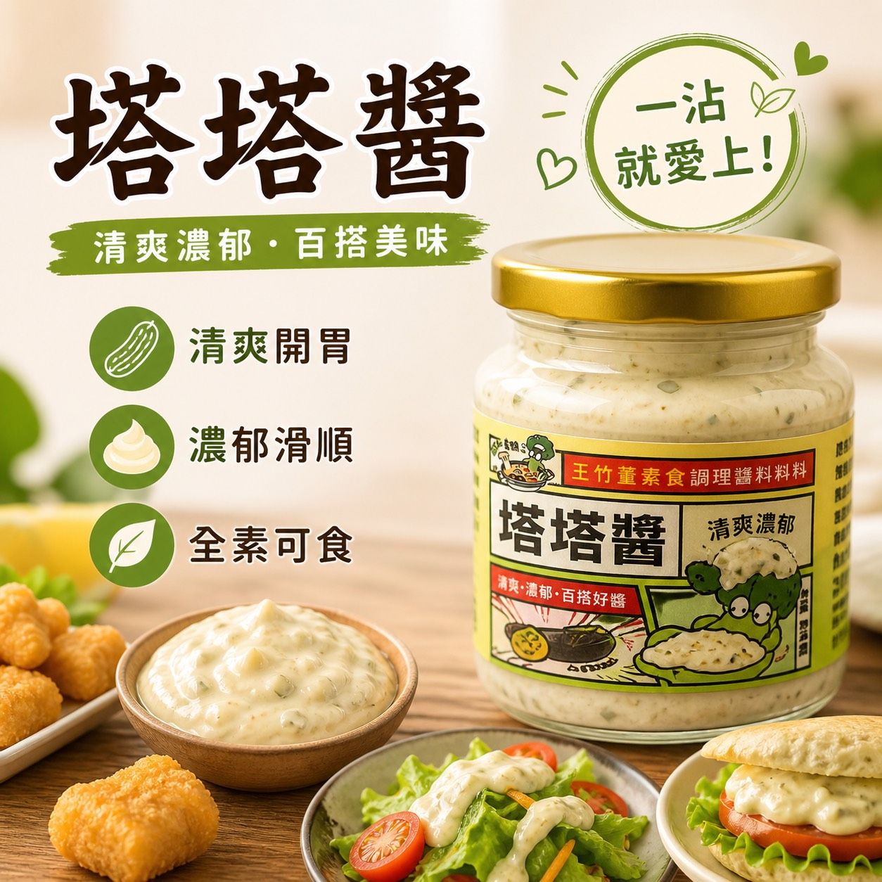 拌醬時光-幸福濃香系 塔塔醬✨️全素✨️【圓和素鍋】