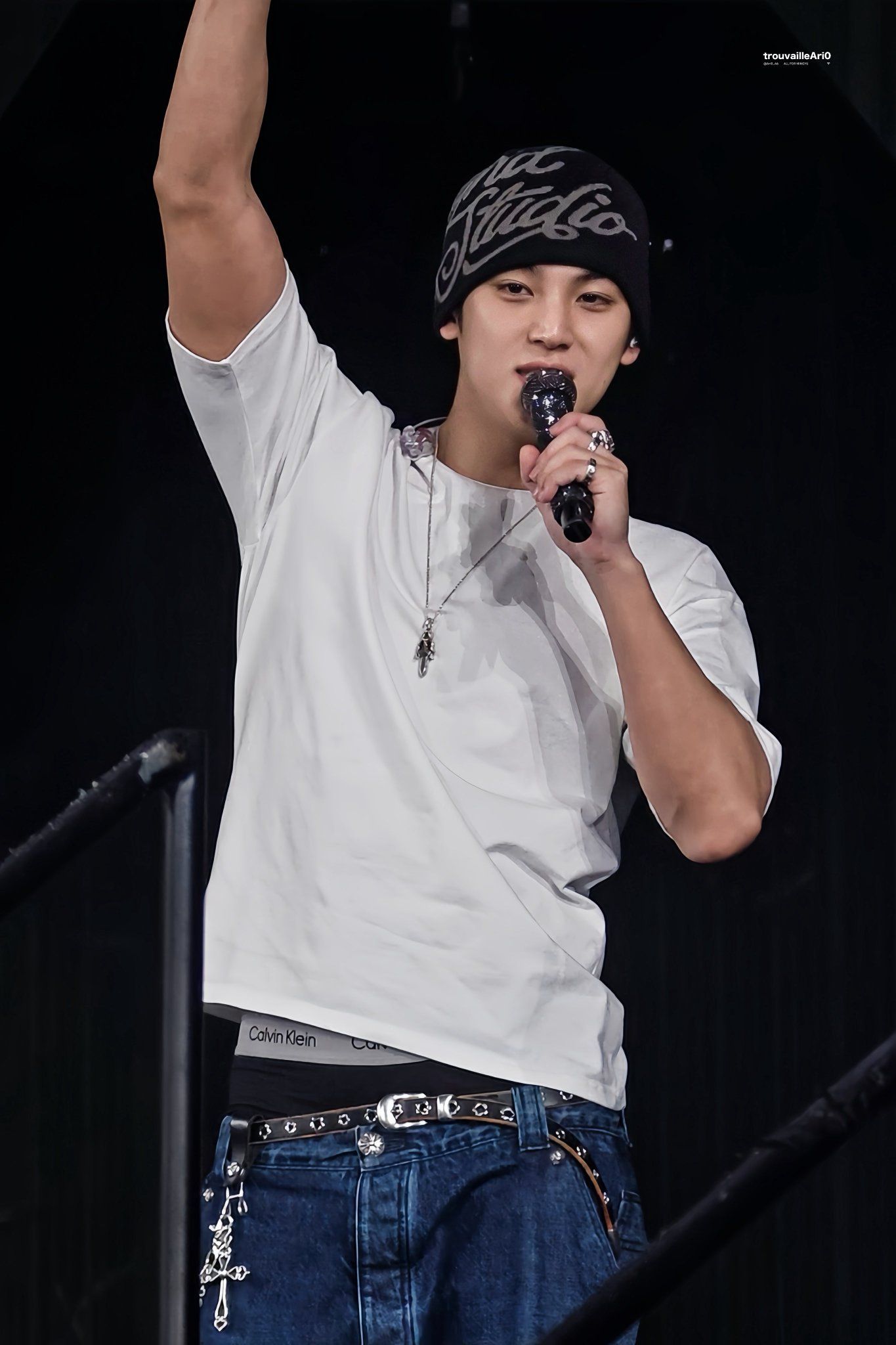 玟奎同款 mahagrid毛帽