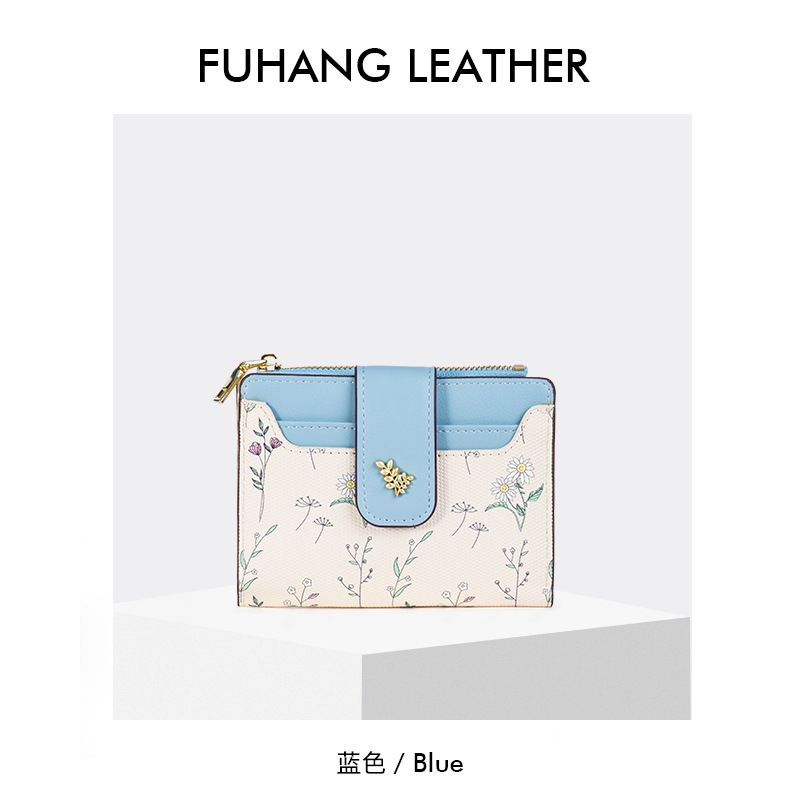 ＜預購＞花紋短夾 短夾 花花短夾