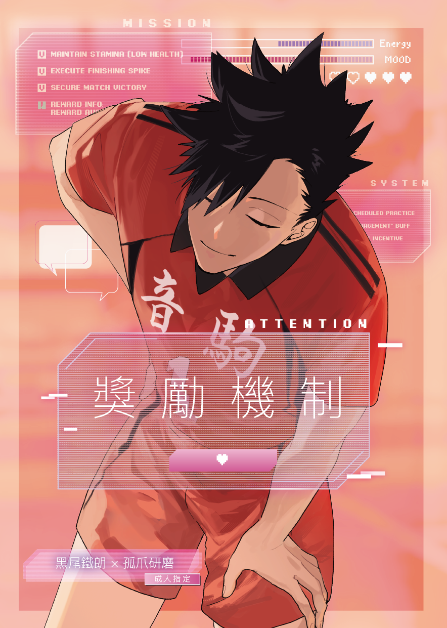 排球｜黑研《獎勵機制》小說本｜現貨