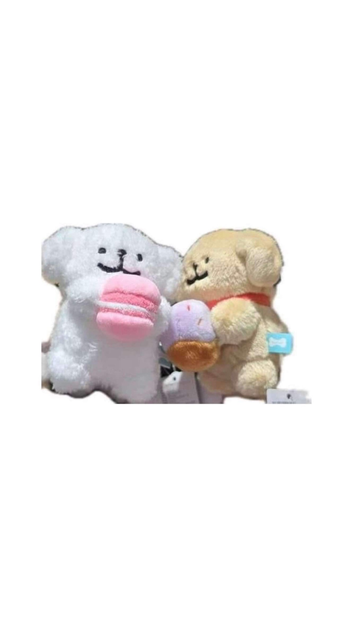 Maltese線條小狗掛飾