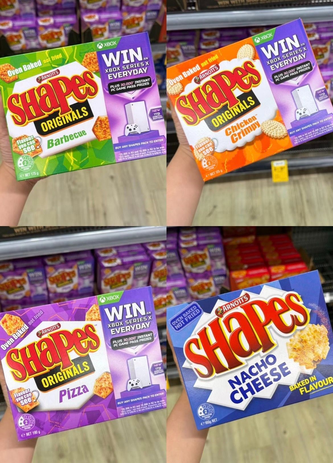 🍪✨澳洲Arnott’s Shapes餅乾｜8款經典口味，滿足你的味蕾饗宴