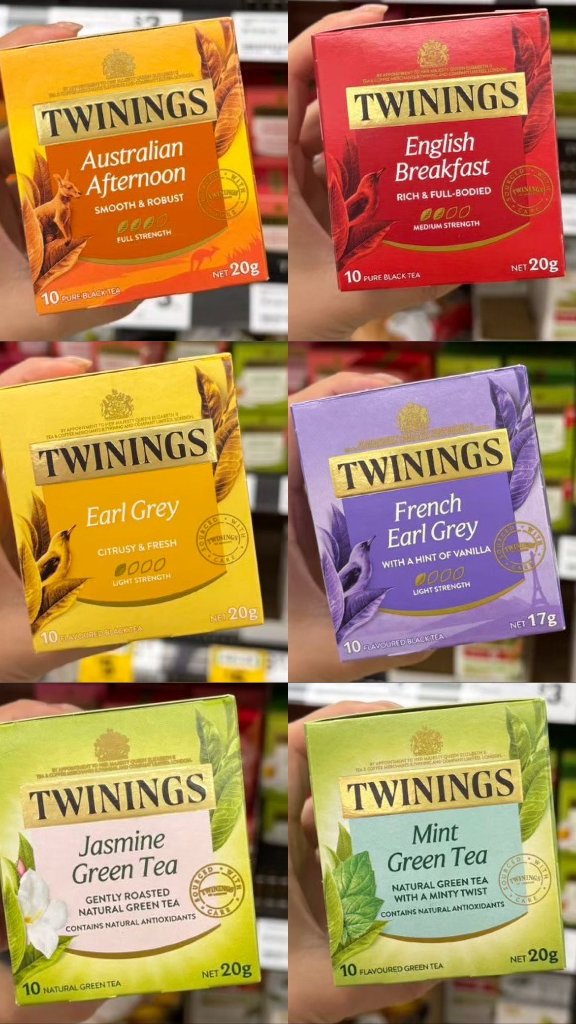 🍵✨🇦🇺澳洲Twinings茶飲限量精選｜16款風味，品嚐世界茶香的每一天！