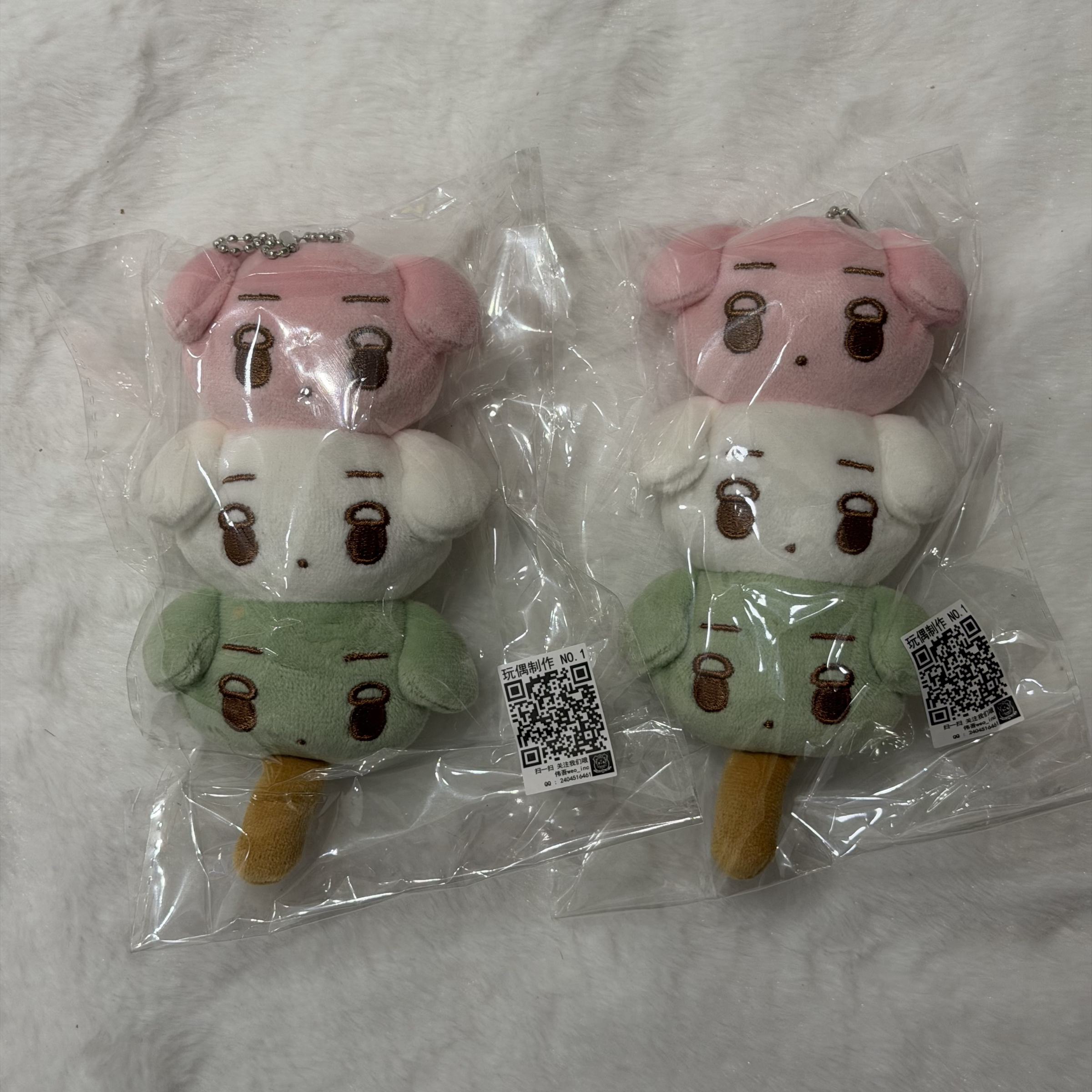 冬隊周邊-咖哩狗三色團子/飯糰娃/冰淇淋狗/幽靈狗/布丁炡