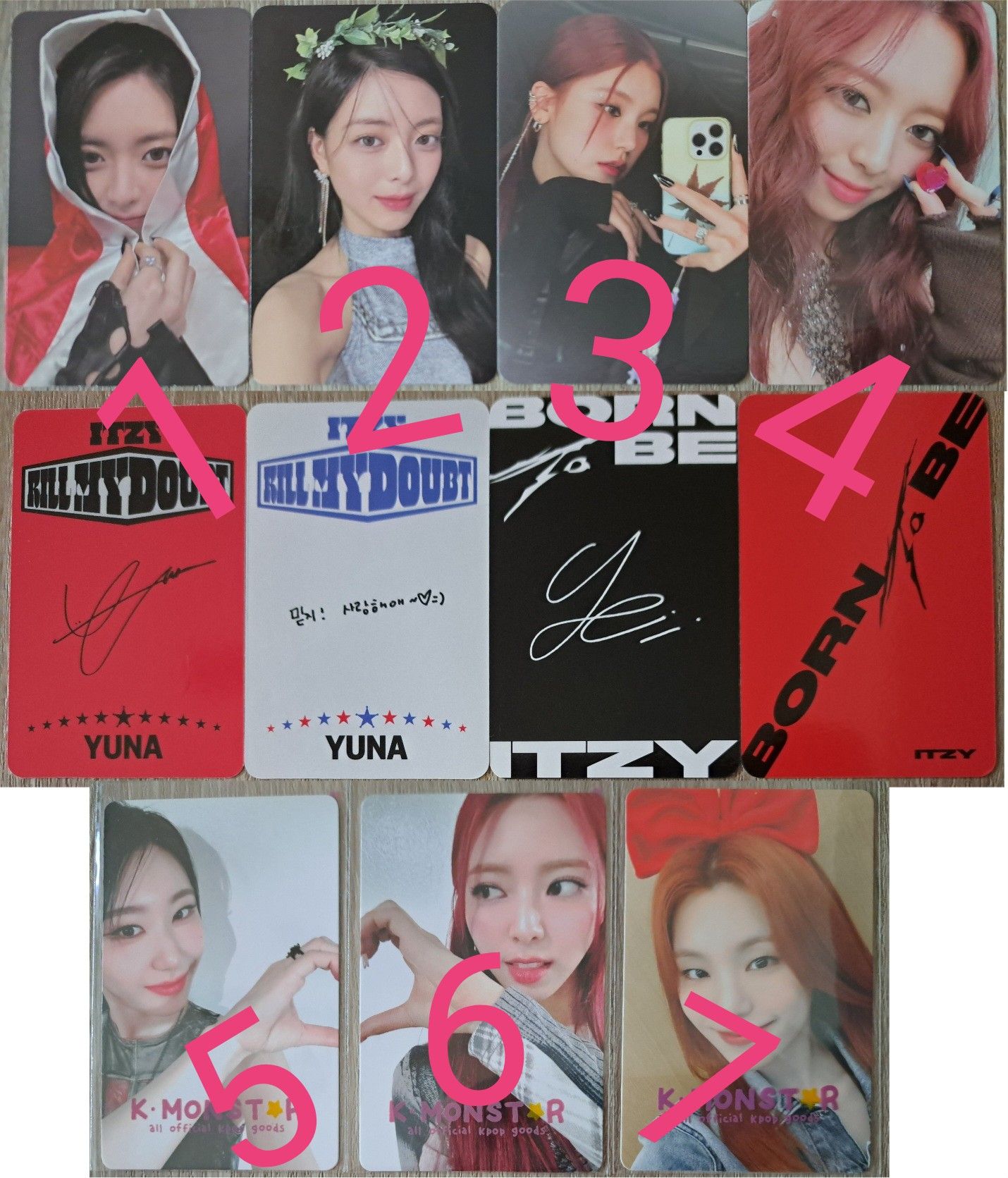 ITZY 專輯小卡 特典卡