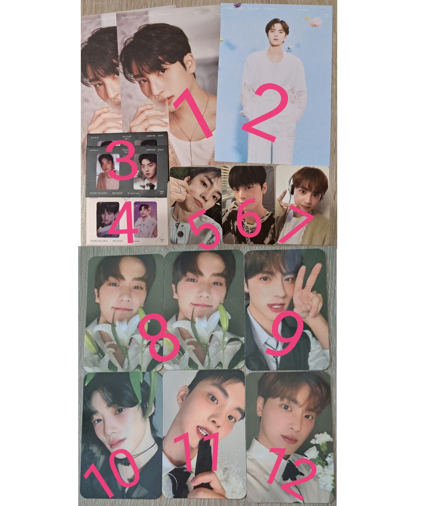 THE BOYZ 專輯小卡 特典卡