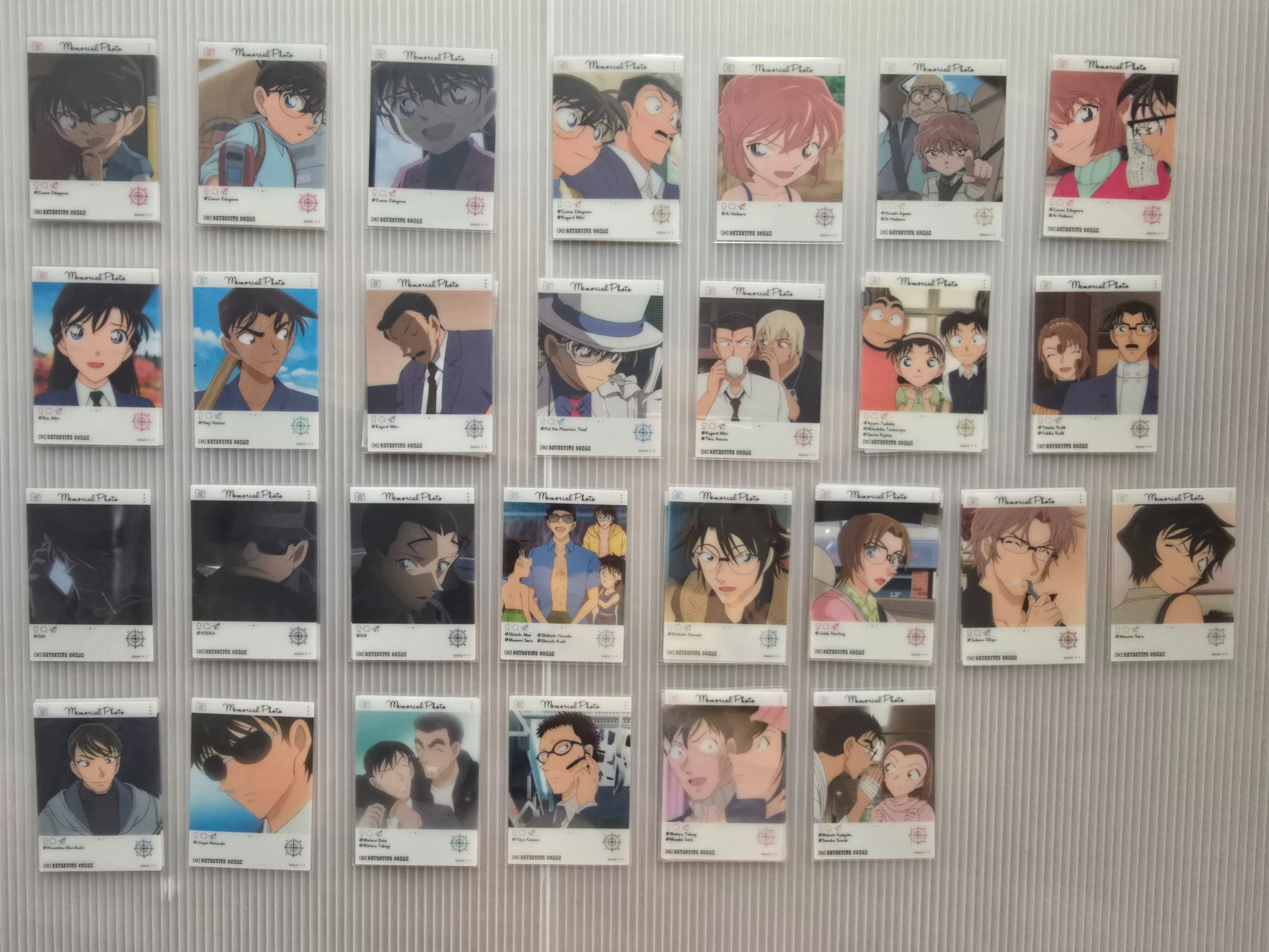 正版 名偵探柯南 SNS風透卡 第一彈 柯南 新一 小蘭 小哀 基德 安室 平次 和葉 琴酒 苦艾酒 赤井