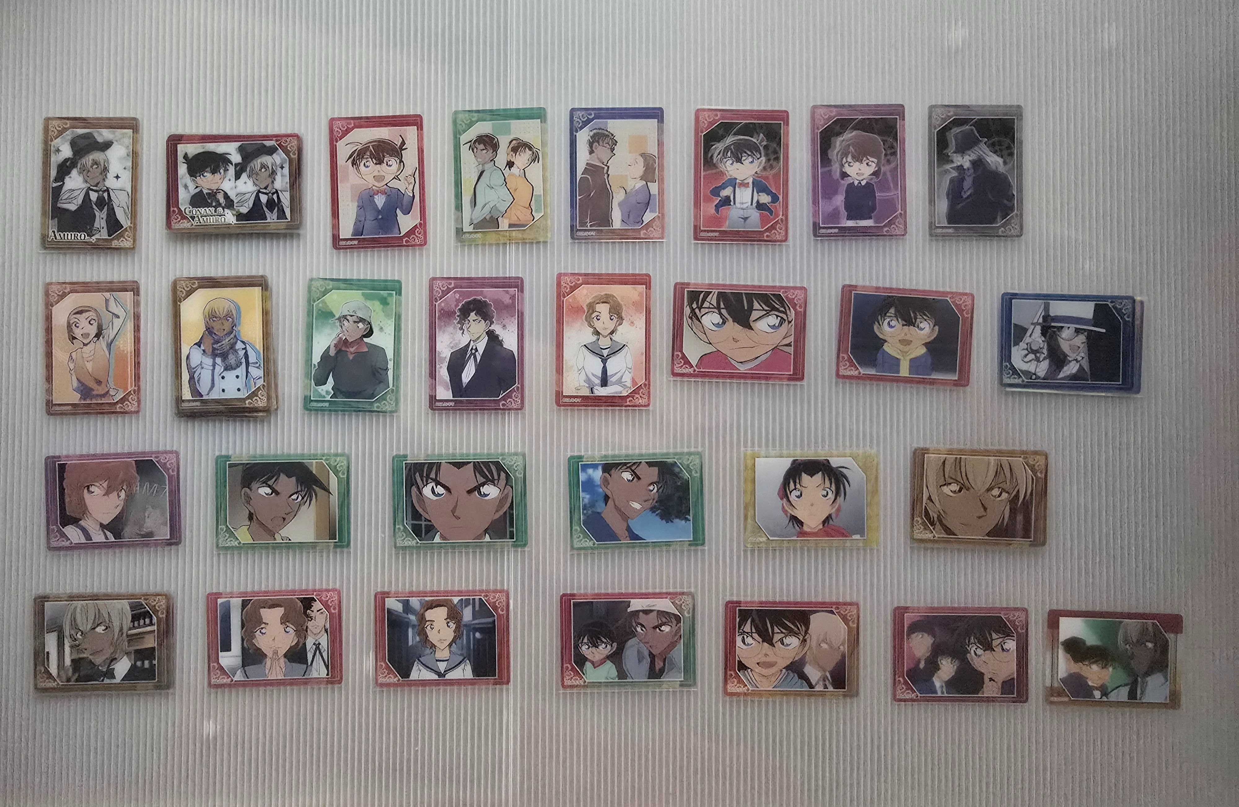 名偵探柯南 卡片 鑽石透卡 安室透 灰原哀 怪盜基德 赤井秀一 新一 琴酒 貝爾摩德 黑暗組織