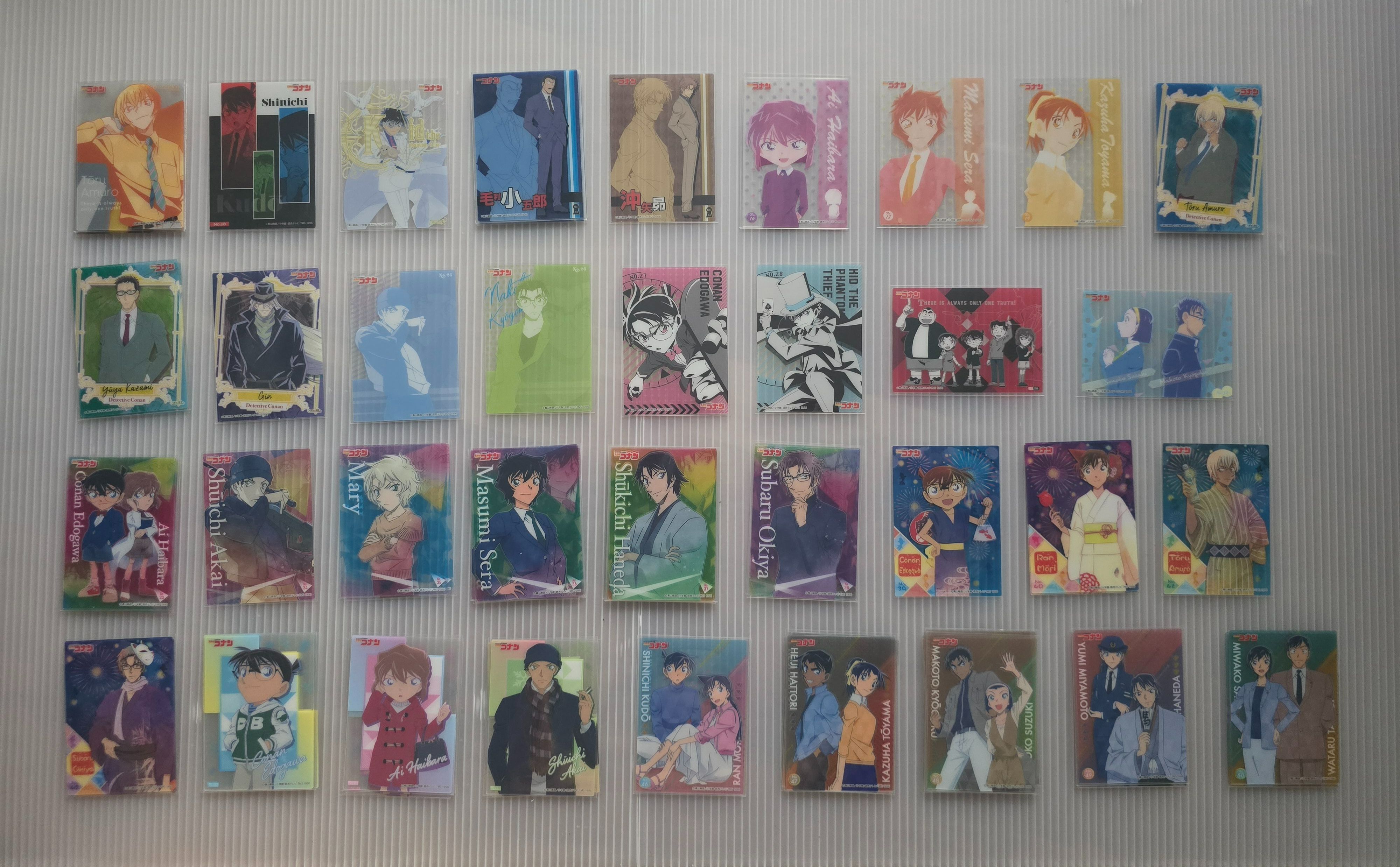 正版 名偵探柯南 第一彈/第二彈 透卡 單張卡出售 安室透 柯南 小蘭 赤井 灰原 基德