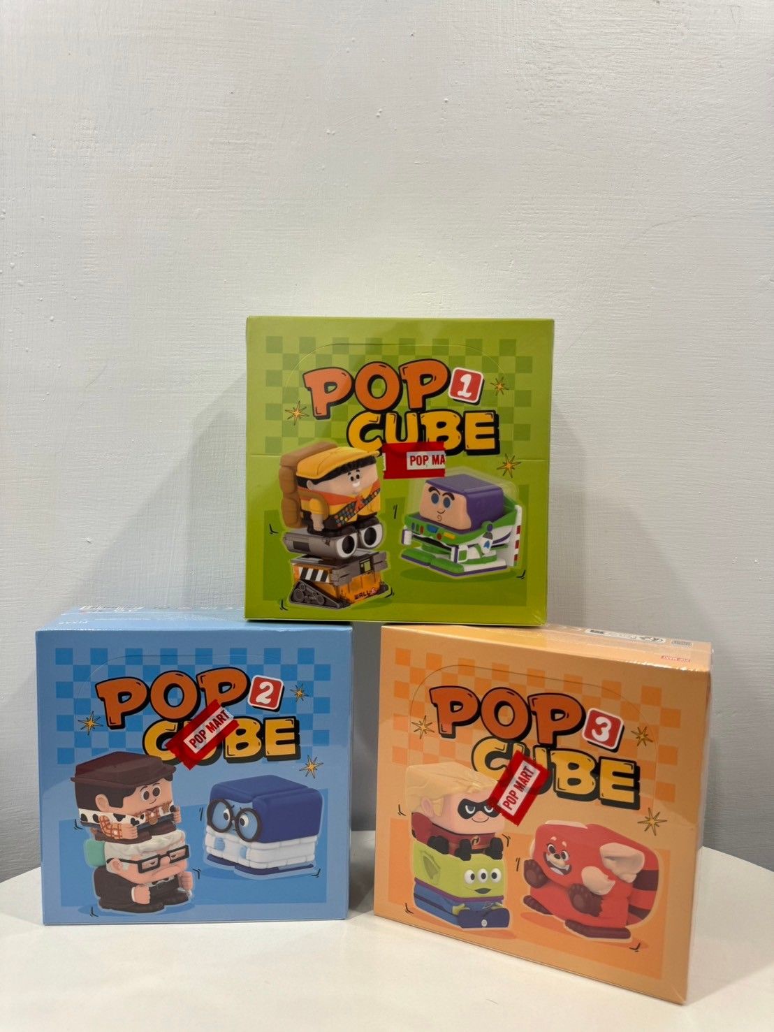 POP MART 泡泡瑪特盲盒Pop Cube1.2.3系列（單盒）