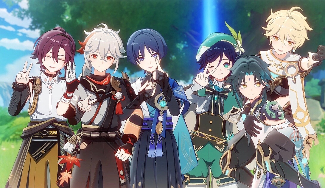 原神 多角色 旅行者 部分女角 部分男角