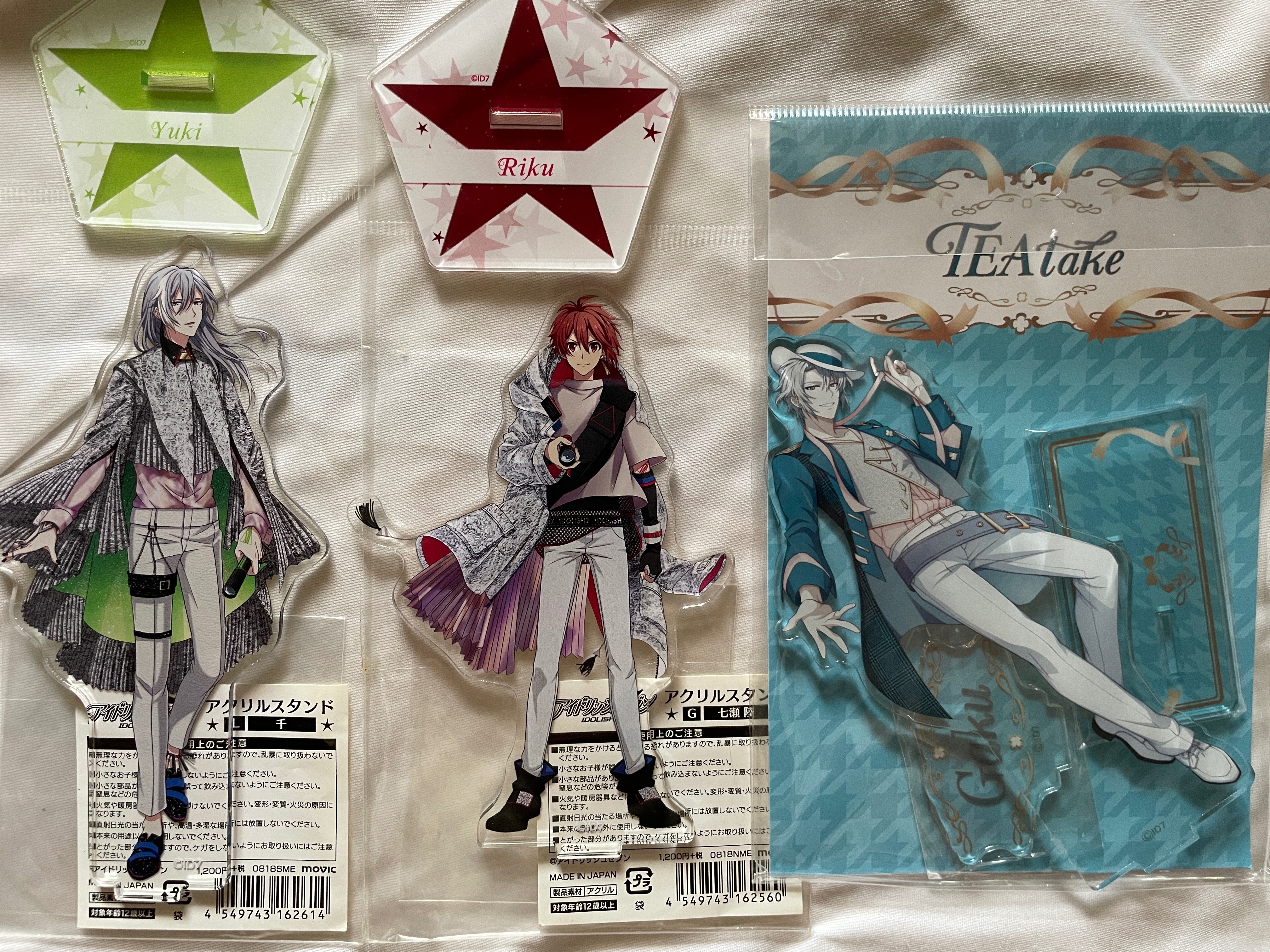 偶像星願 idolish7 立牌 三週年 tea take七瀨陸 千 八乙女樂