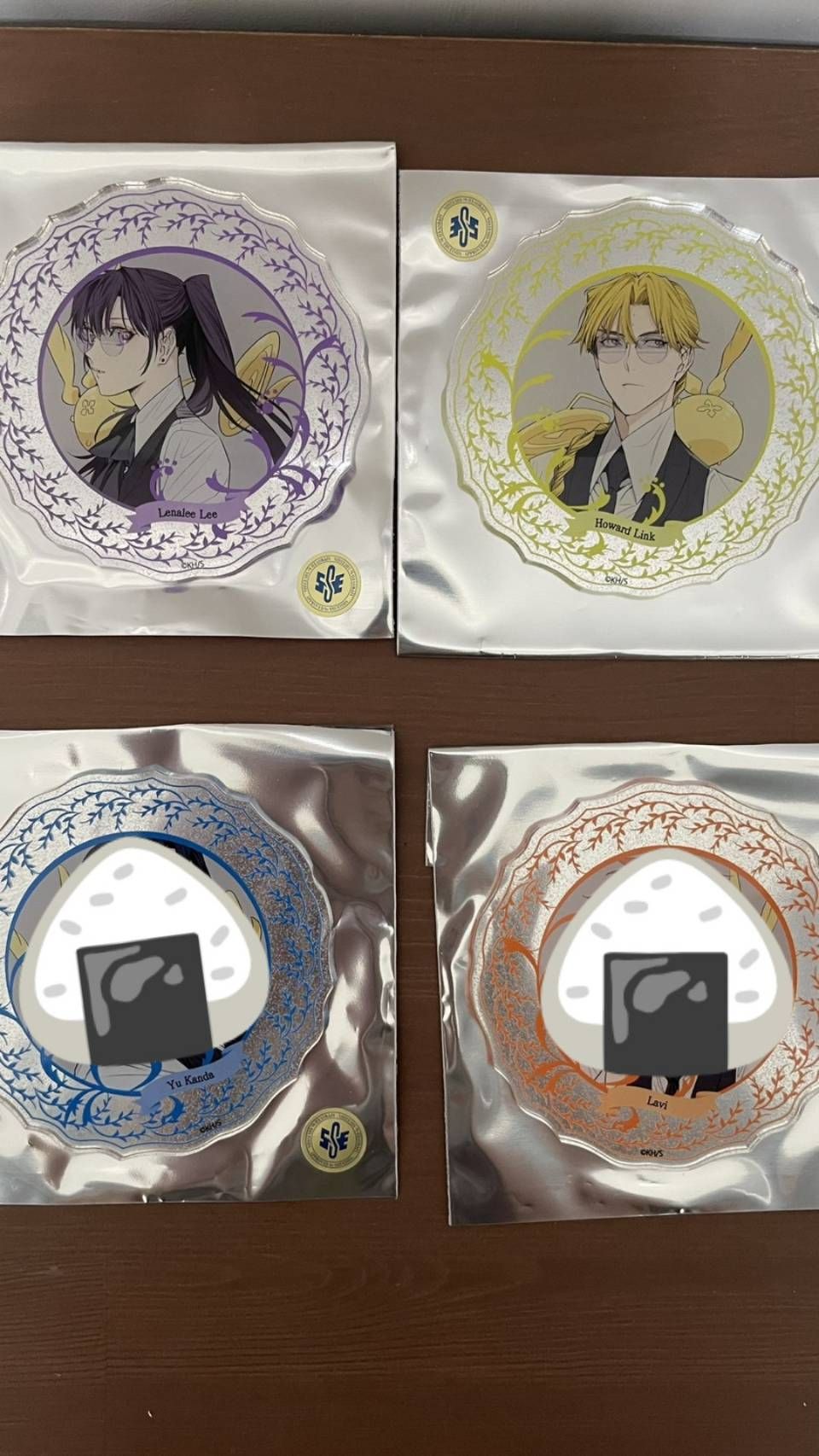 驅魔少年：壓克力杯墊 - 利娜莉、林克