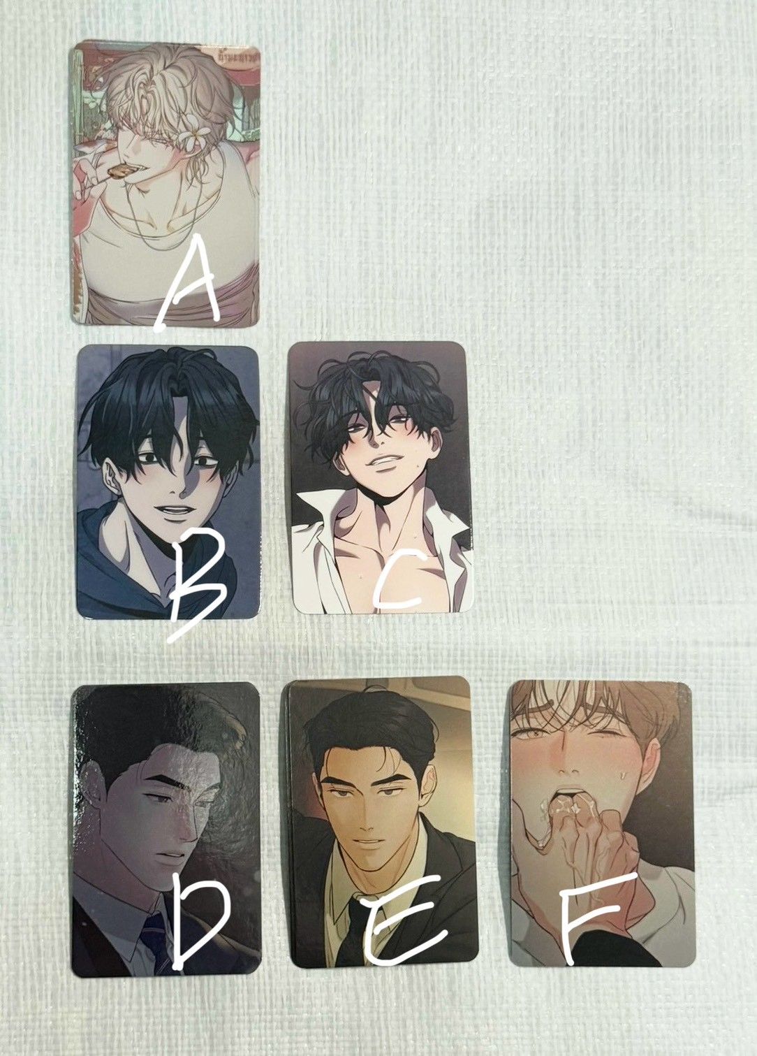 水邊之夜、棋子的世界、LIMITED RUN小卡