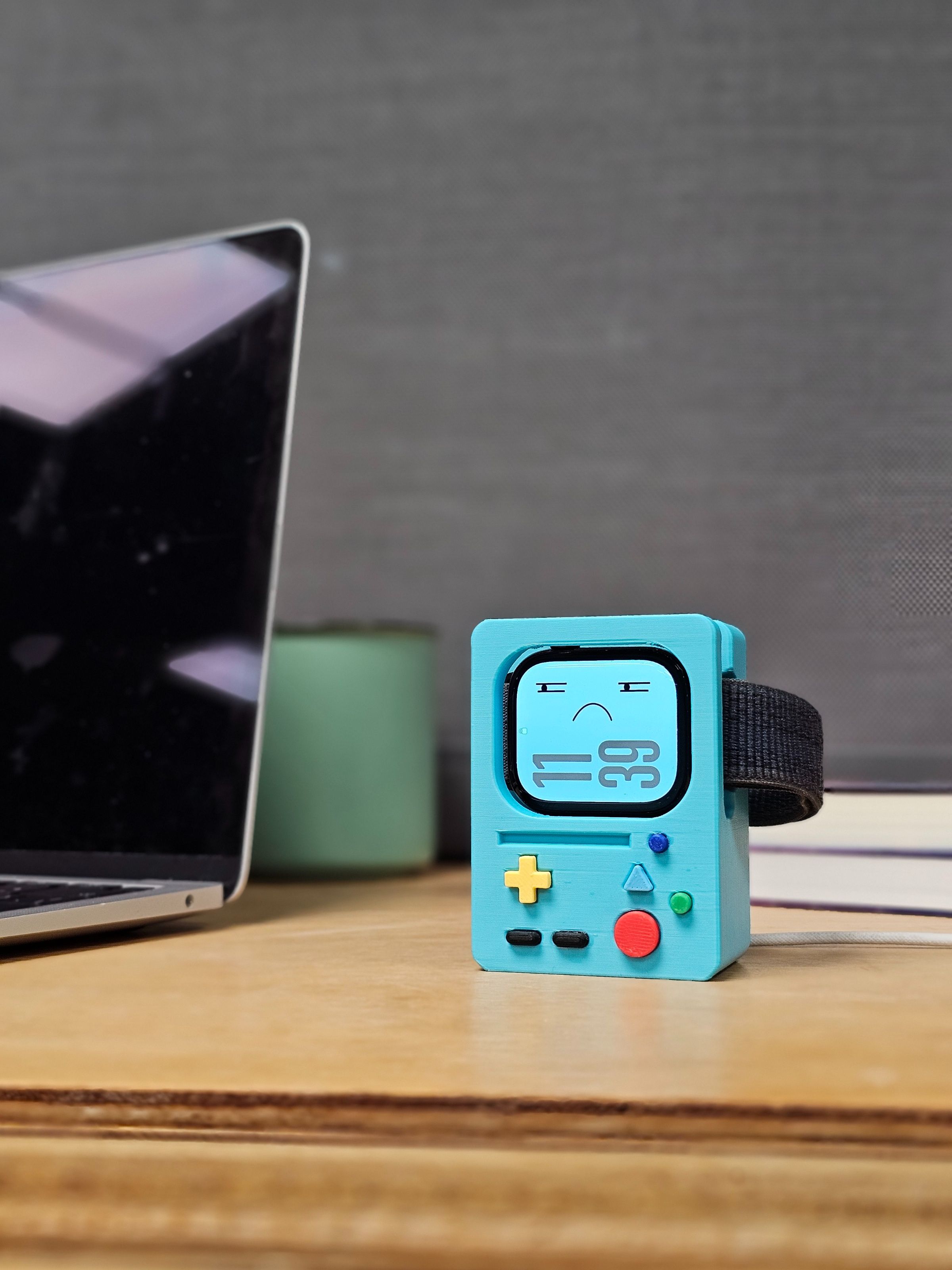 探險活寶 BMO 造型 Apple Watch 充電座 支架 收納座 兼容 Apple Watch 6-11