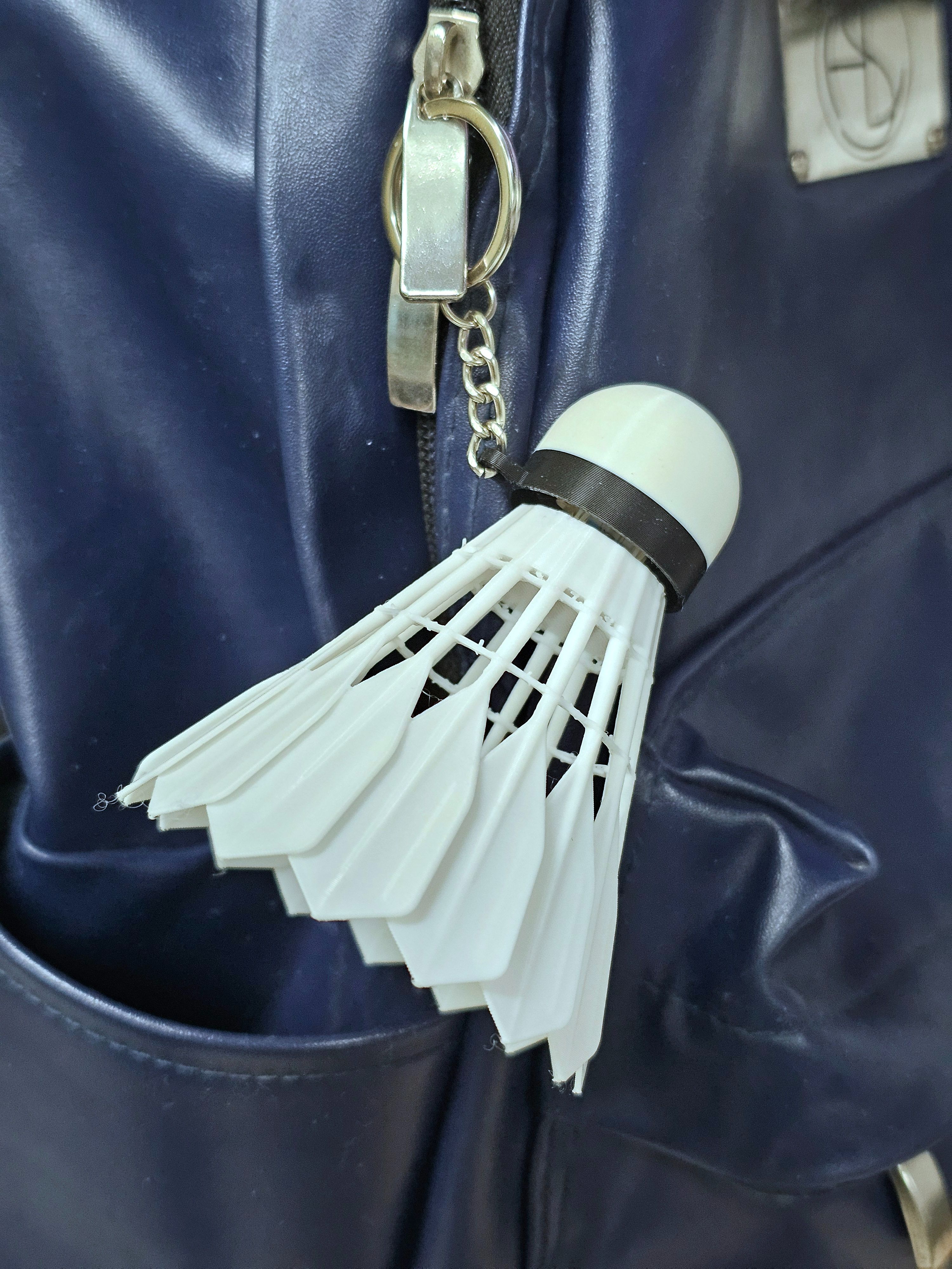 3D 列印青軸羽球吊飾｜真實比例 × 清脆青軸音效｜原創造型掛飾（不含鑰匙圈）