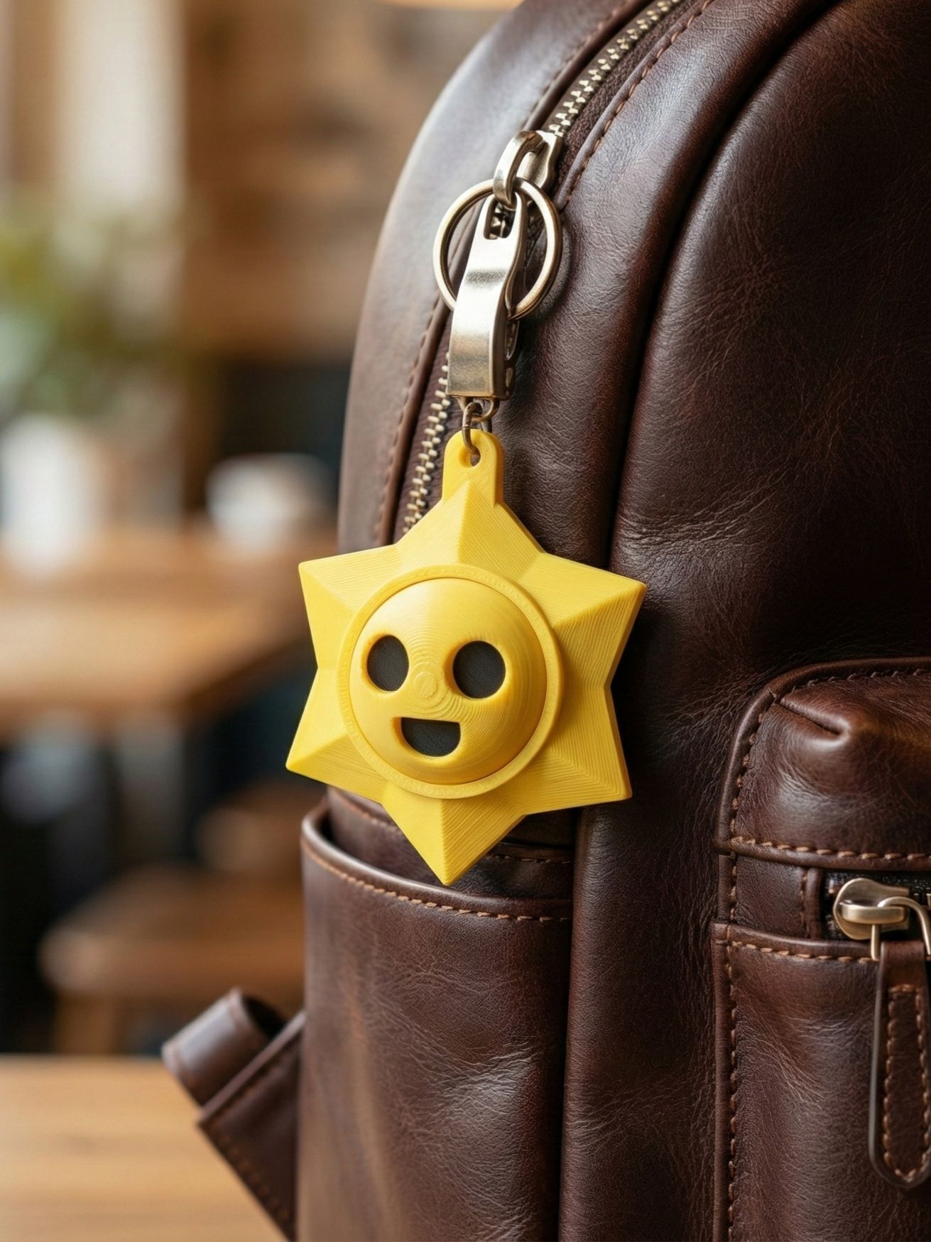 荒野亂鬥 寶物之星 轉轉鑰匙圈｜3D列印 雙面表情 舒壓吊飾 遊戲週邊