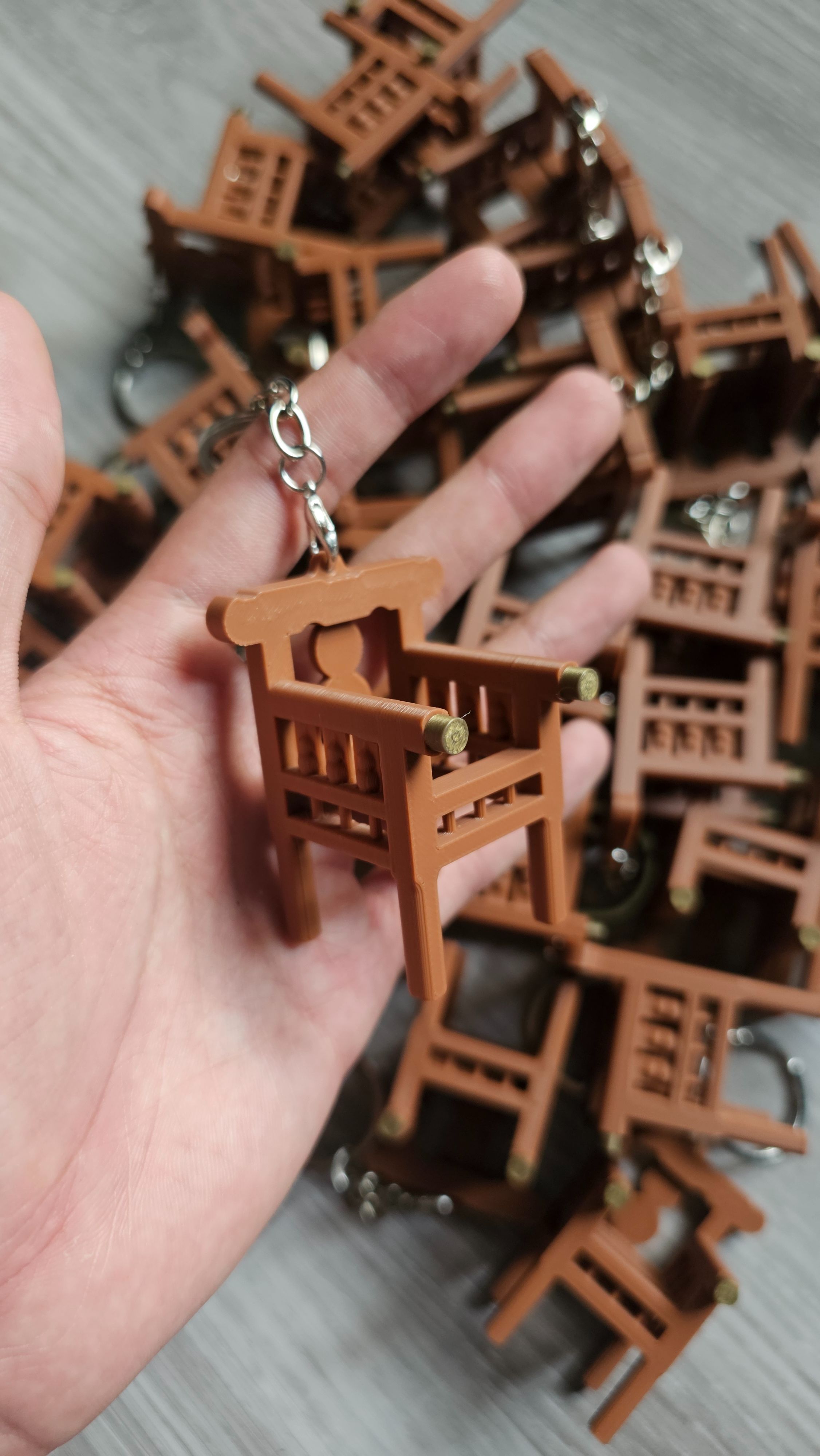 【台灣文創】迷你手轎鑰匙圈 3D列印 廟會文化 宗教民俗小物