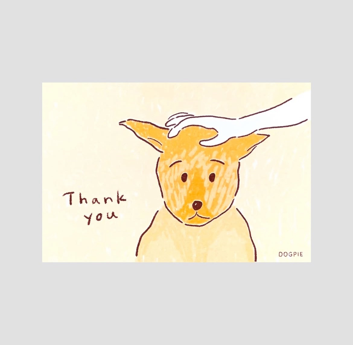 謝謝你 明信片 Thank you Postcard