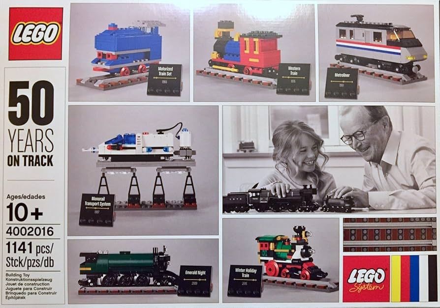 LEGO 4002016 Employee Gift Trains 50 Years on Track 樂高火車