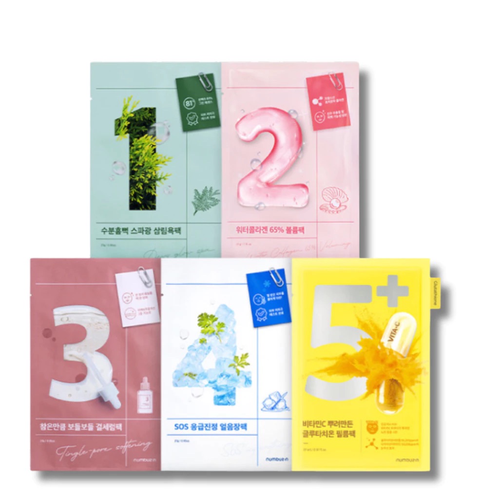 🇰🇷（現貨+預購）Numbuzin數字面膜單片✨韓網爆火✨